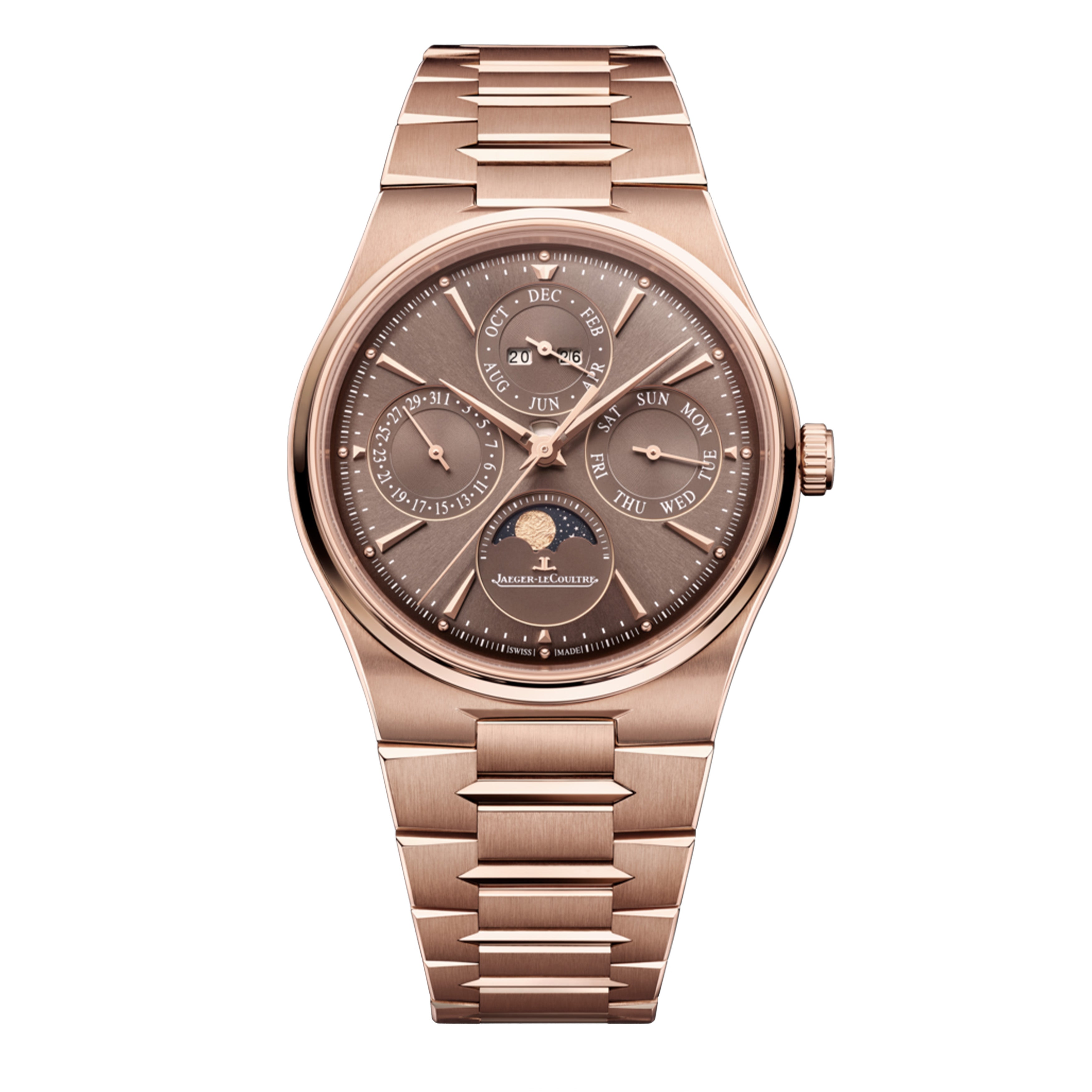Jaeger-LeCoultre Master Control Chronometre Perpetual Calendar Watch, 39mm brown Dial, Q417216J