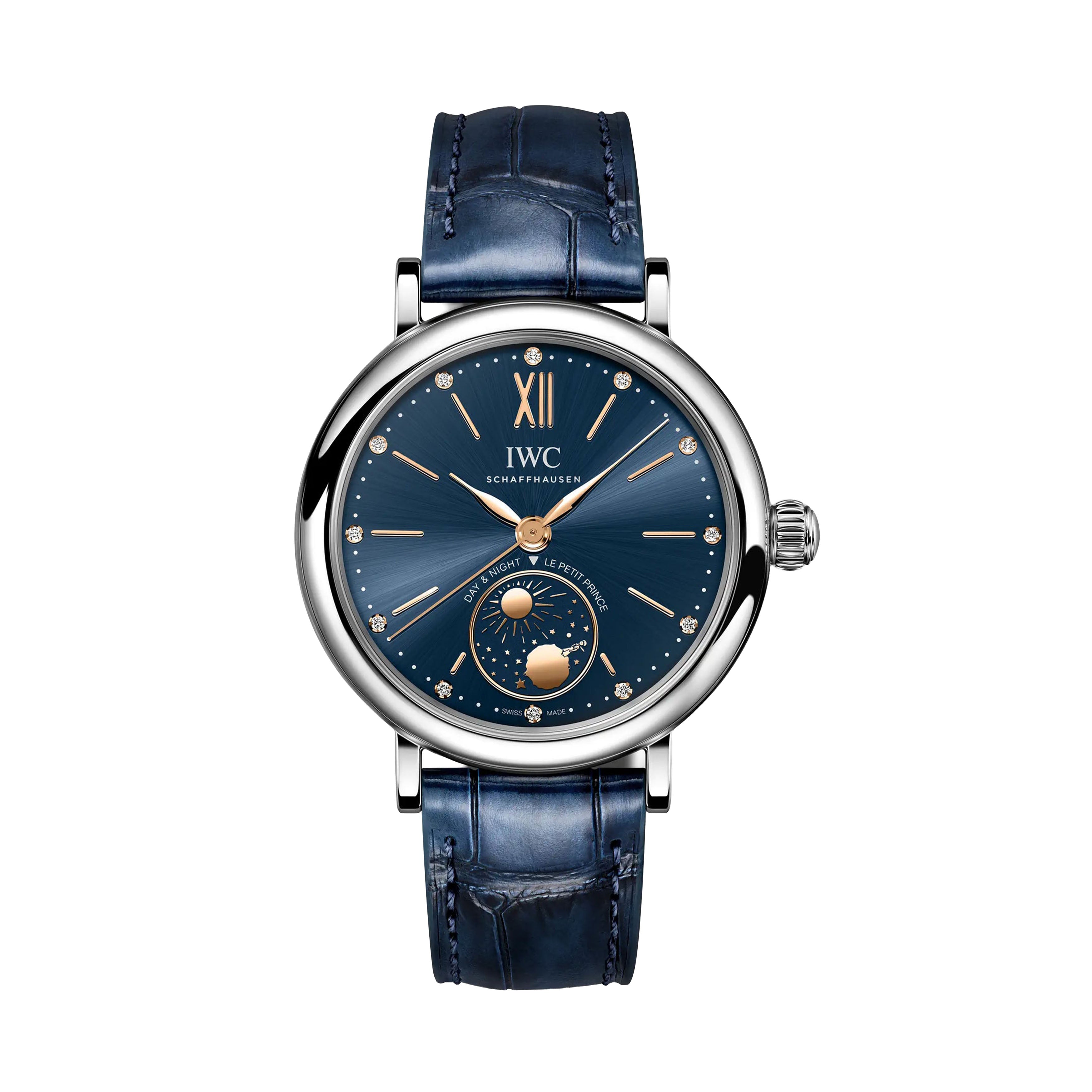IWC Portofino Automatic Day & Night 34 Le Petit Prince Watch, 34mm Blue Dial, IW459806