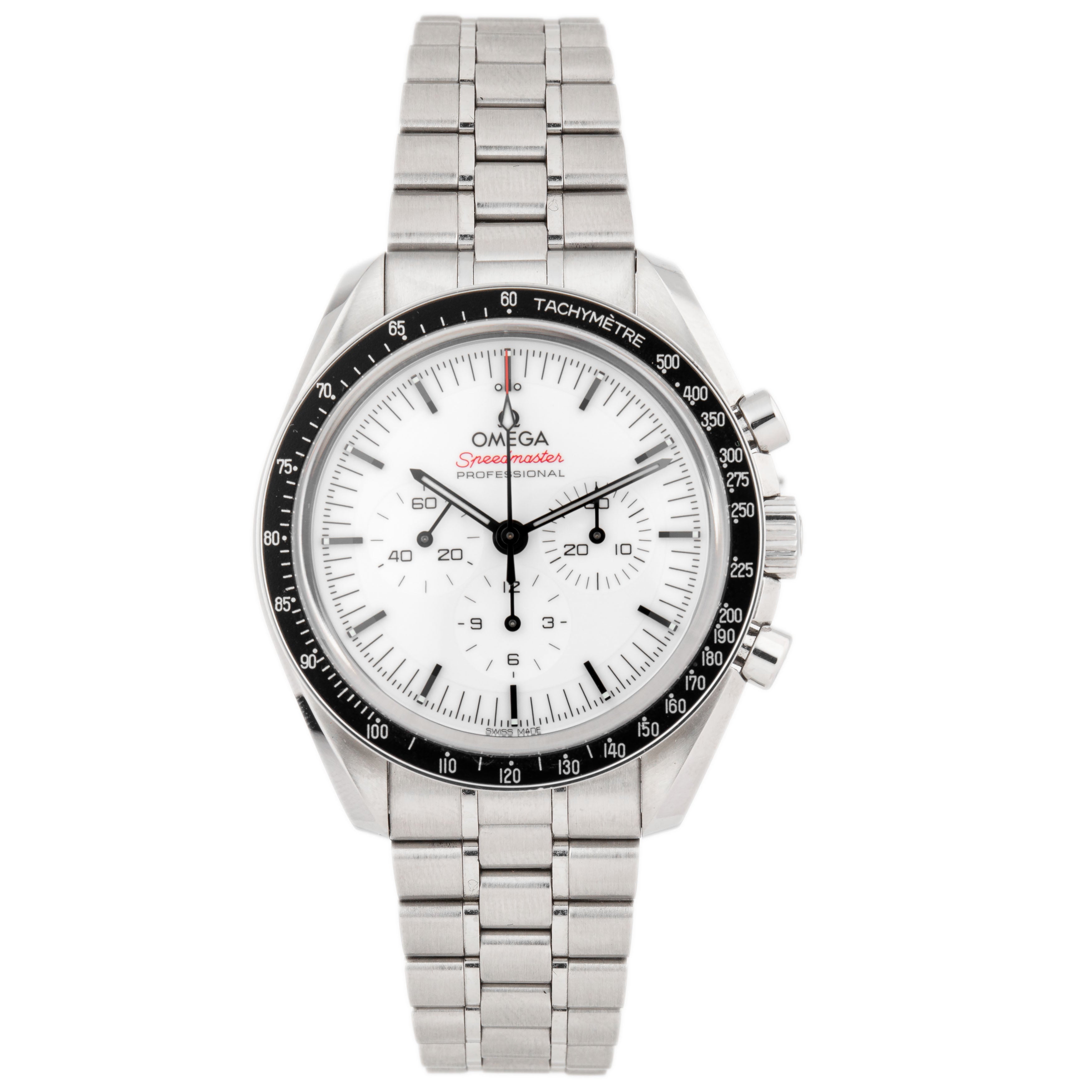 Omega Speedmaster Moonwatch Professional Stainless Steel White Dial 42mm 310.30.42.50.04.001 Full Set