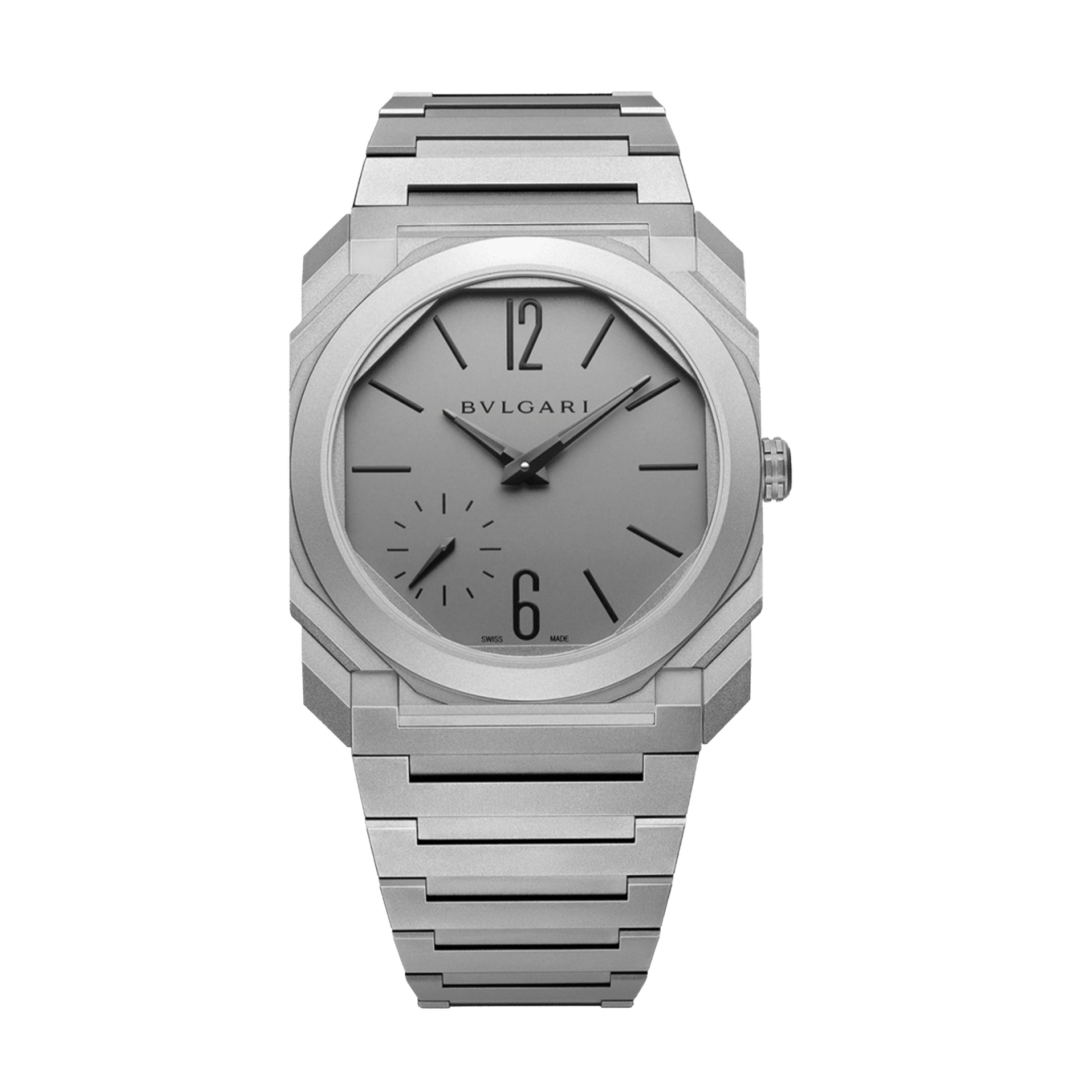 Bulgari Octo Finissimo Watch, 37mm Gray Dial, 104089