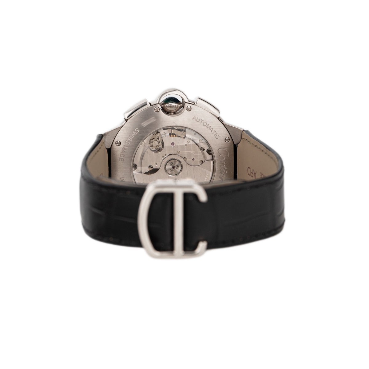 Cartier Ballon Bleu Chronograph Stainless Steel Silver Dial 44mm W6920002
