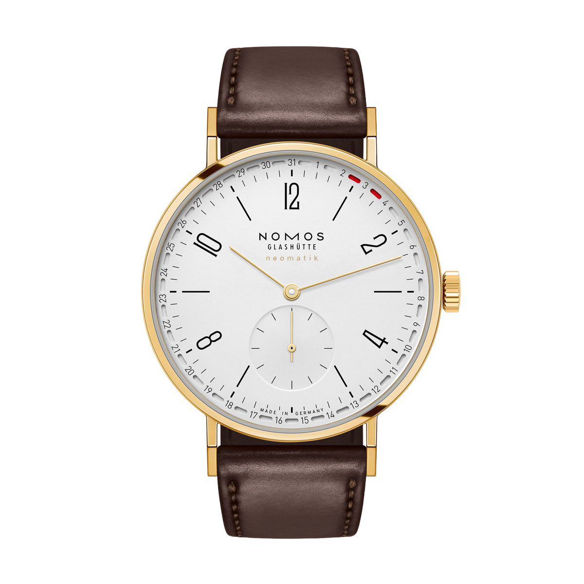 Nomos Tangente Neomatik 38 Update Doré Watch, 38.5mm Silver Dial, 196