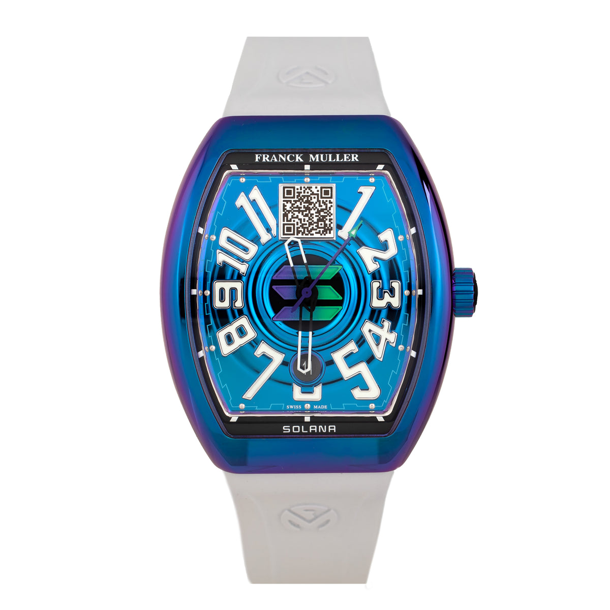 Frank Muller Solana Limited Edition Stainless Steel Blue Dial 41mm V 4