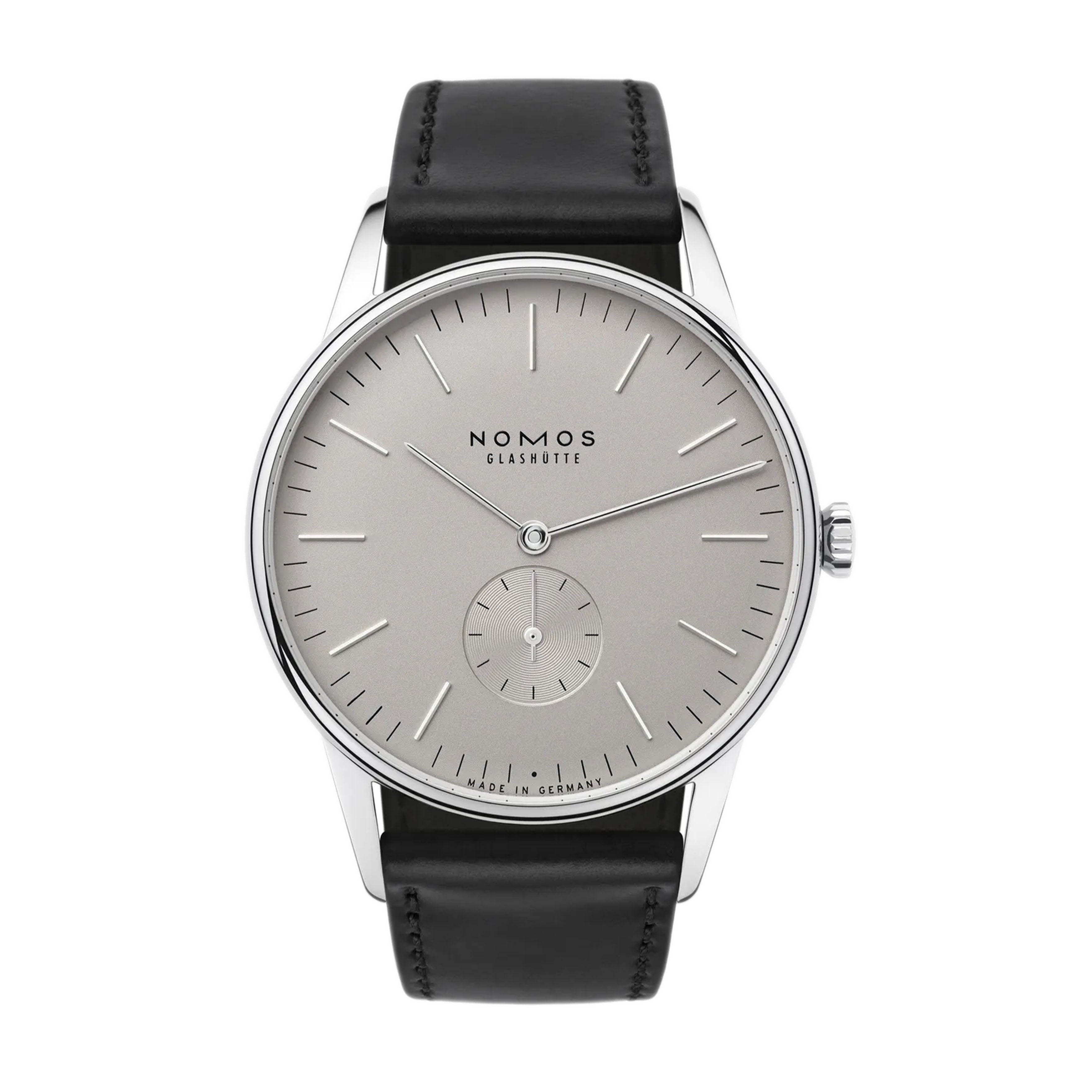 Nomos Glashutte Orion 38 Gray Watch, 38mm Gray Dial, 383
