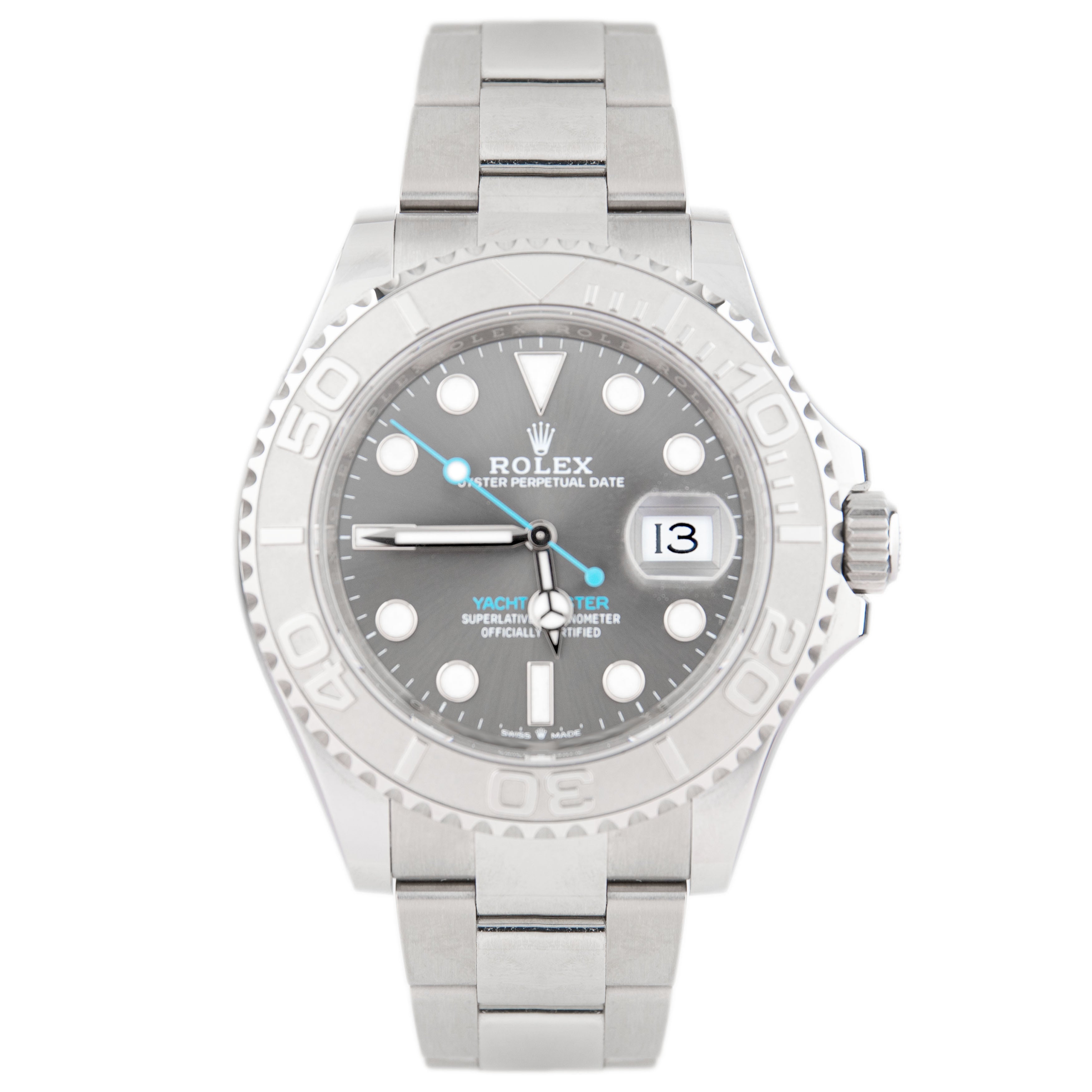 Rolex Yacht-Master 40 Stainless Steel Gray Dial 40mm 126622 Full Set