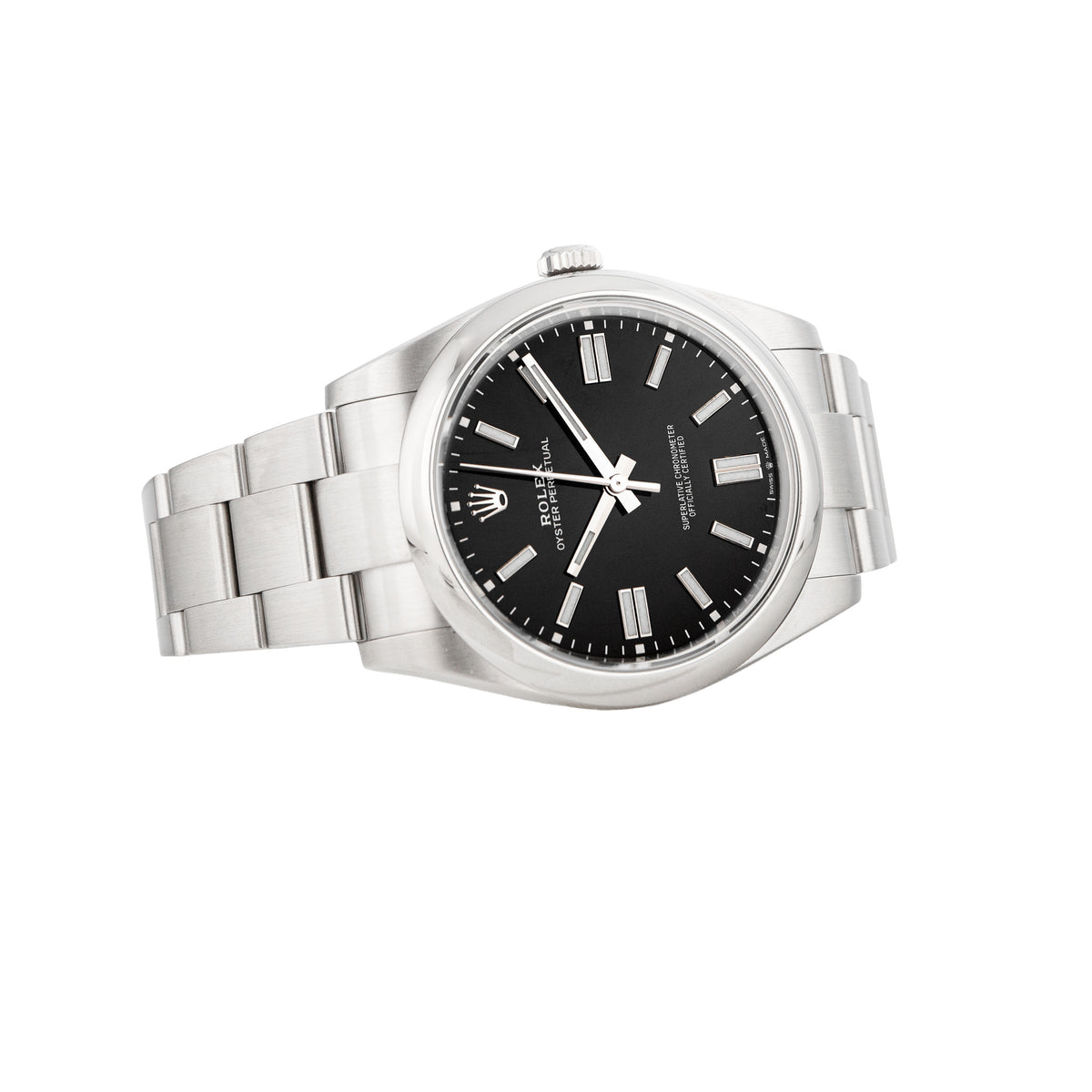 Rolex Oyster Perpetual 41 Stainless Steel Black Dial 41mm 124300 Full Set