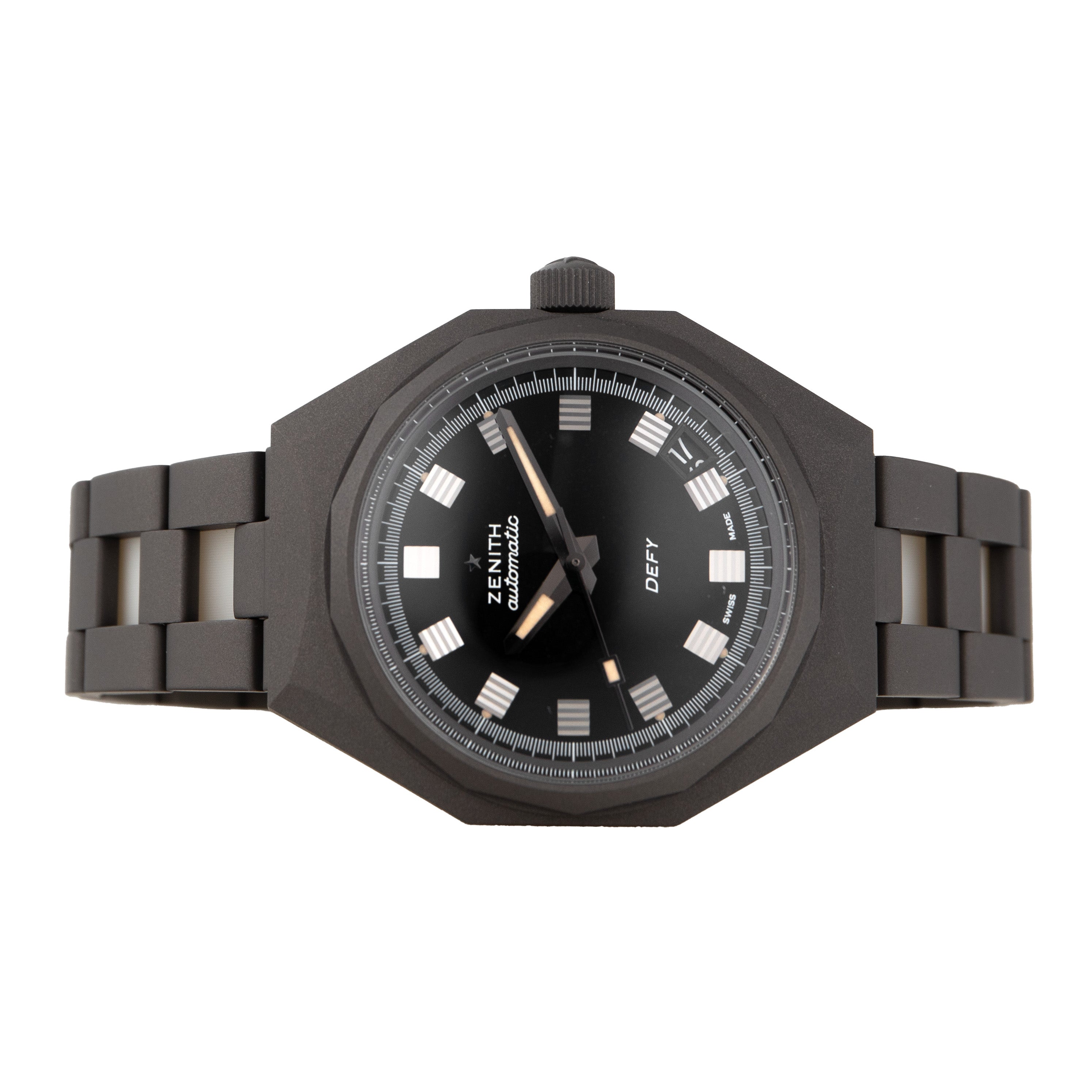 Zenith Defy Revival Shadow Titanium Black Dial 37mm 97.A3642.670