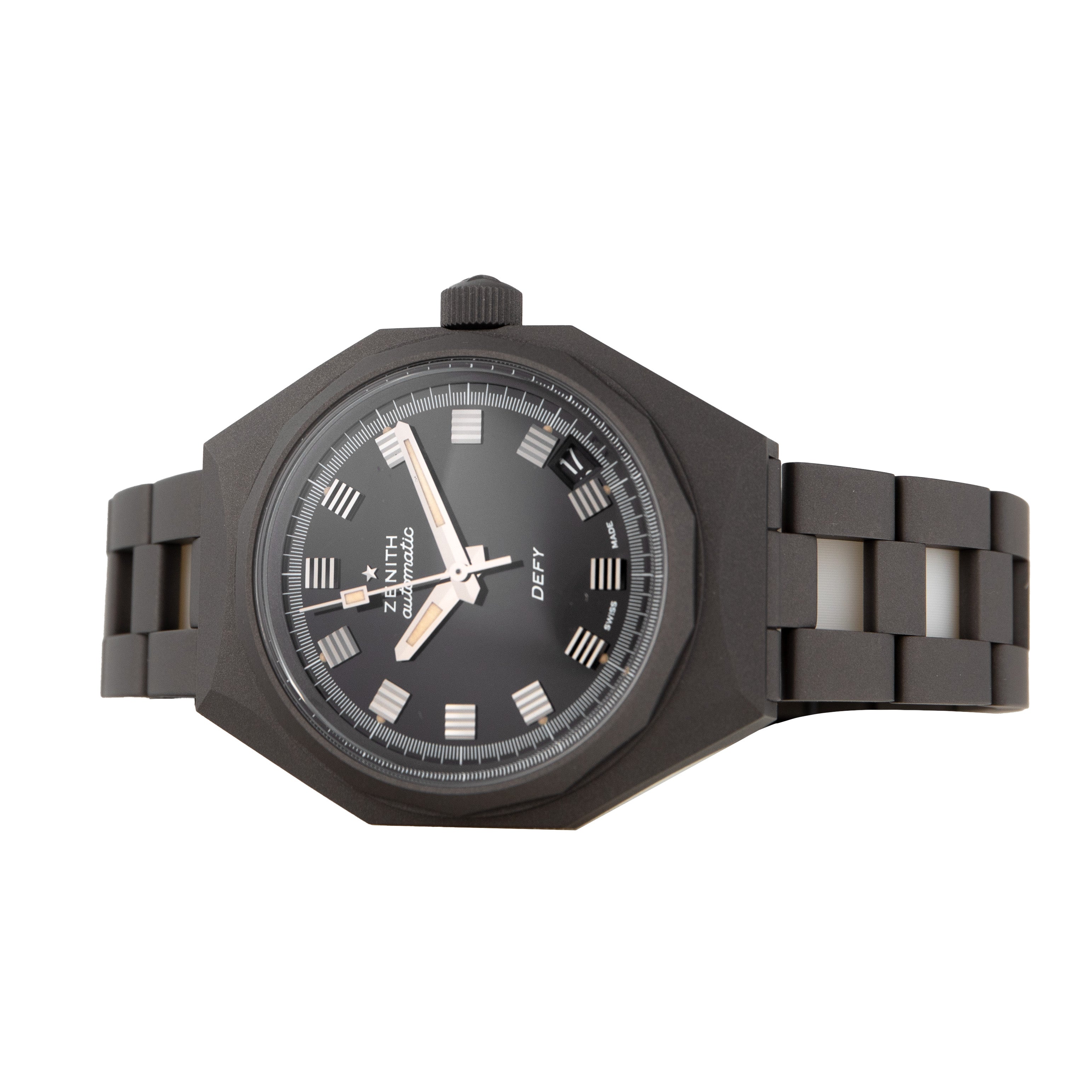 Zenith Defy Revival Shadow Titanium Black Dial 37mm 97.A3642.670