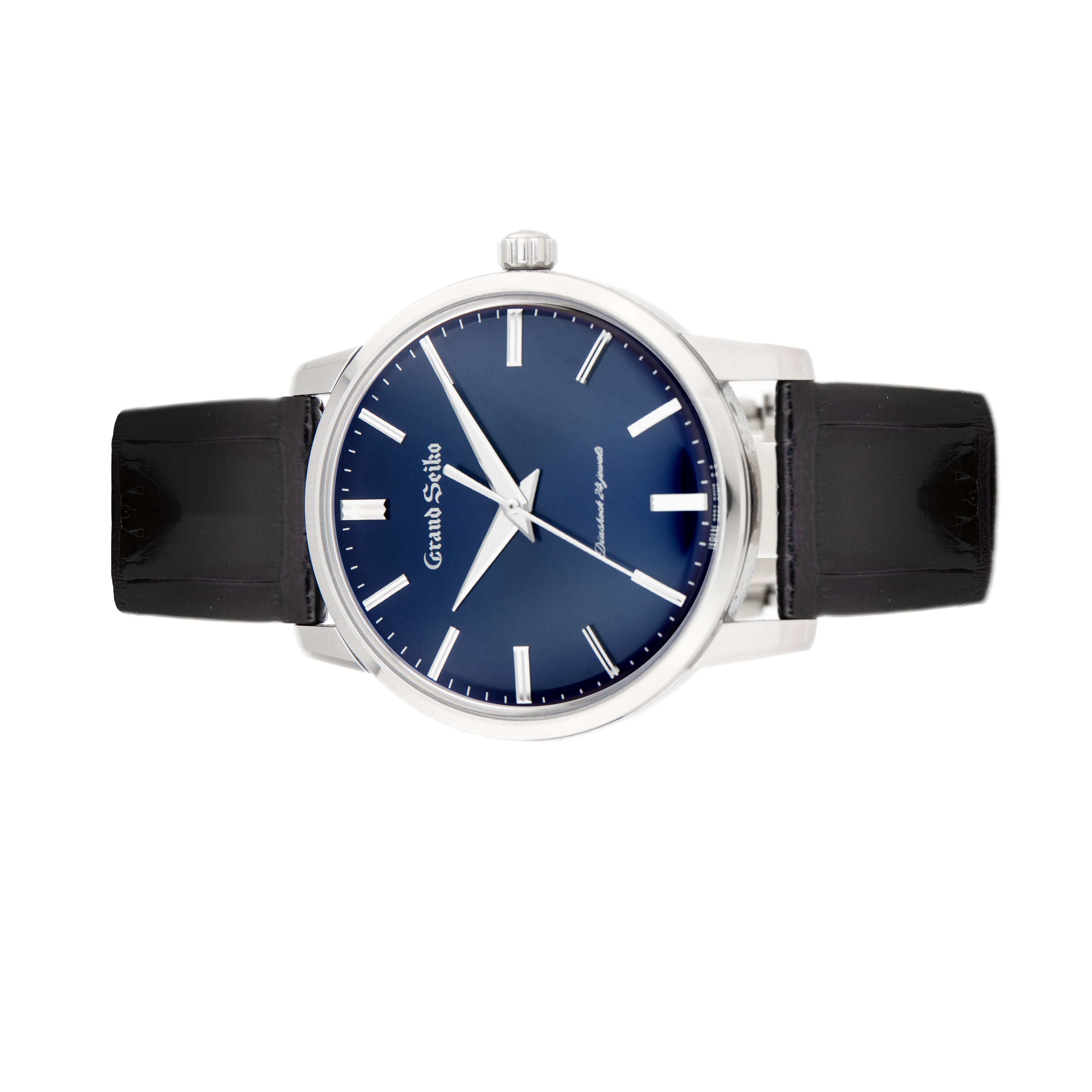 Grand Seiko Elegance Collection Titanium Blue Dial 38mm SBWG259 Full Set