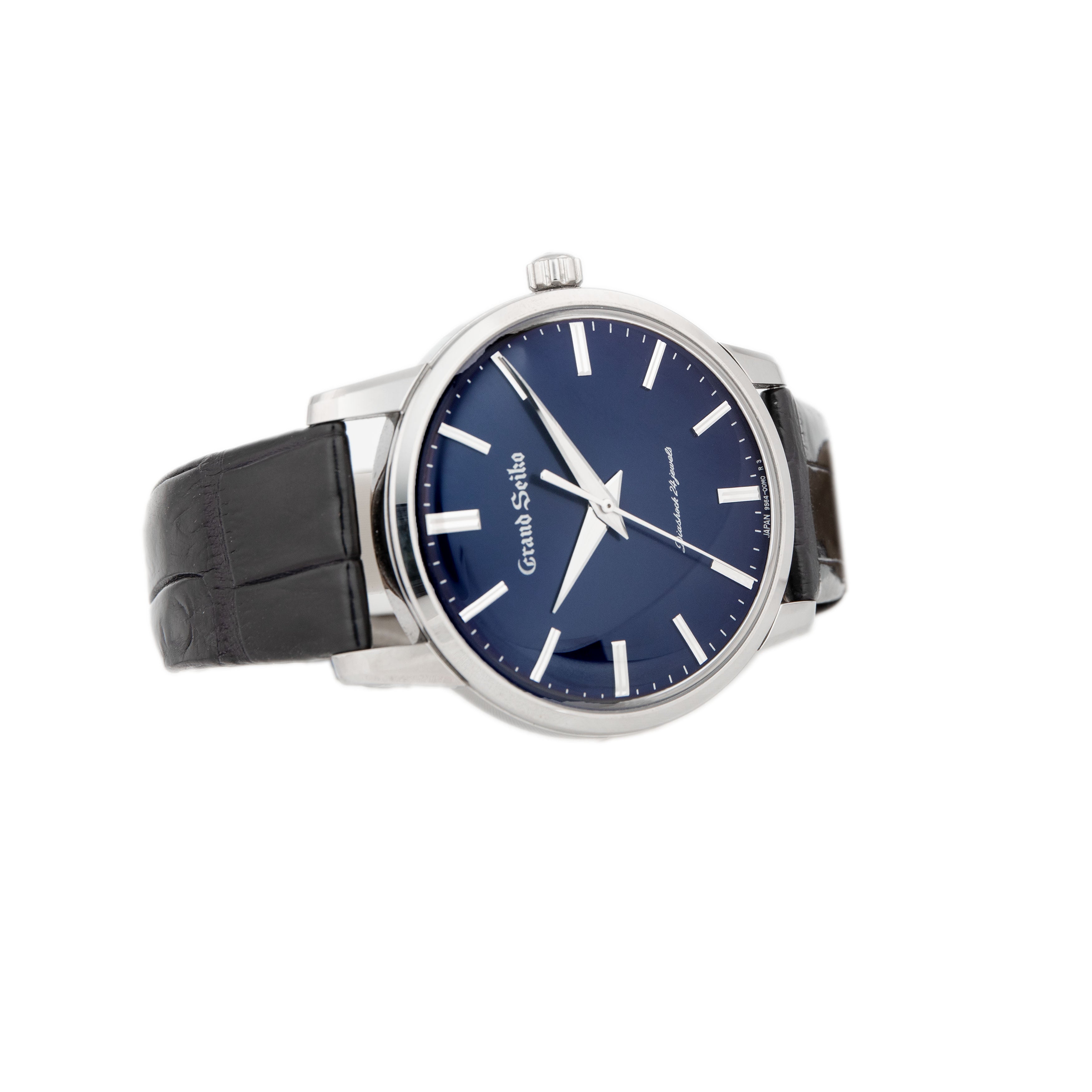 Grand Seiko Elegance Collection Titanium Blue Dial 38mm SBWG259 Full Set