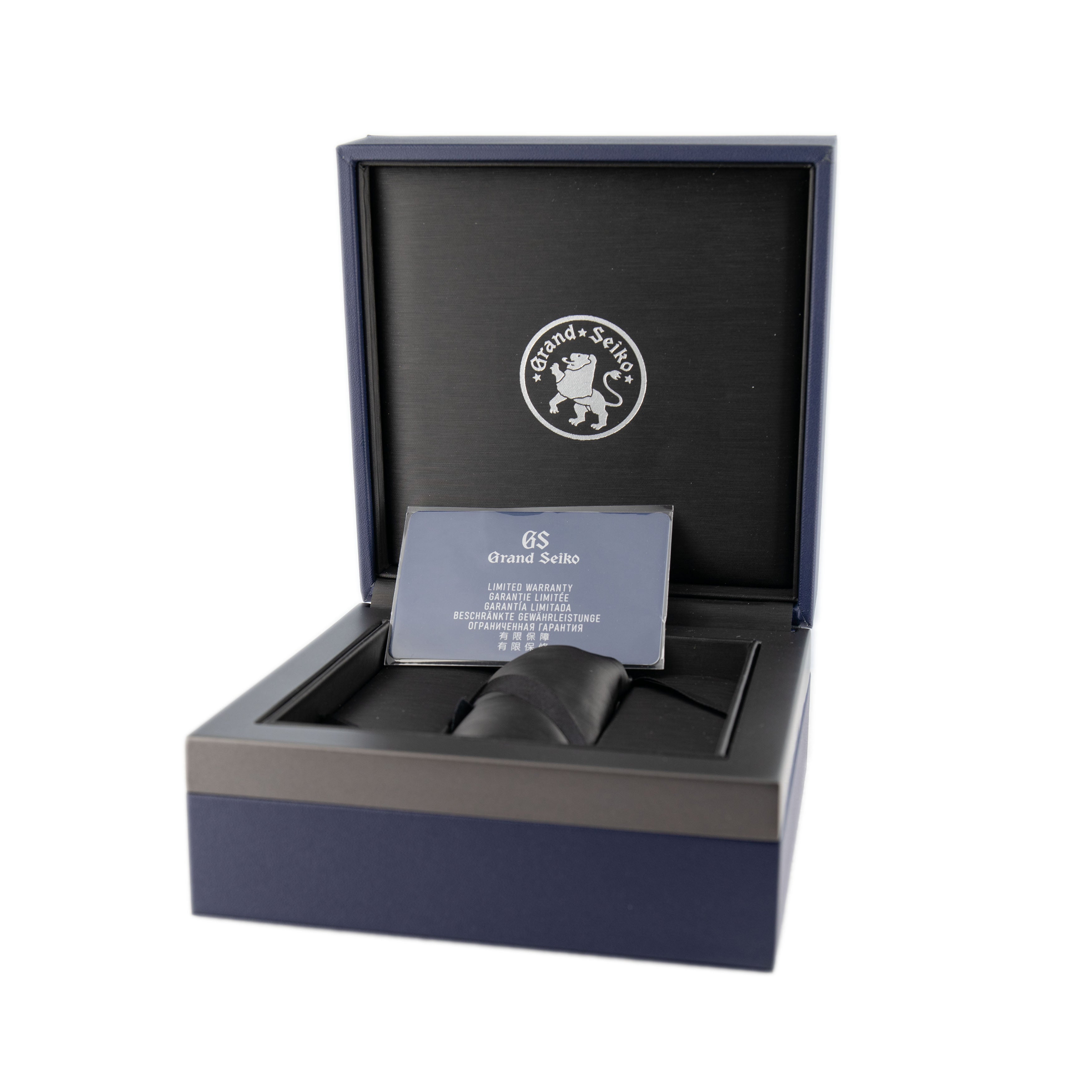 Grand Seiko Elegance Collection Titanium Blue Dial 38mm SBWG259 Full Set