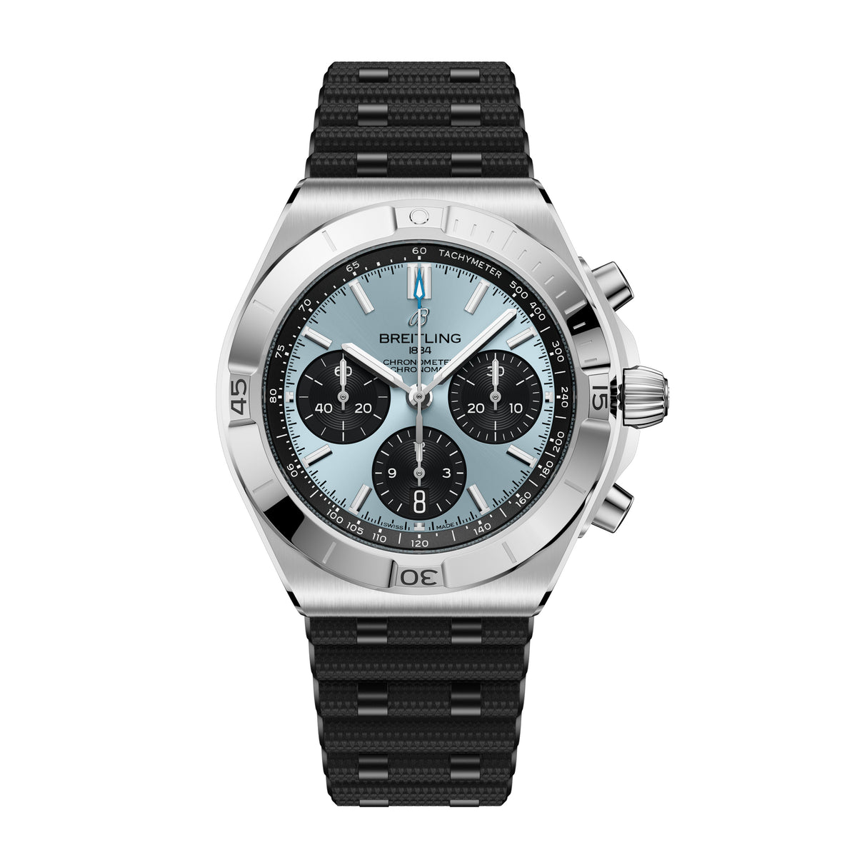 Breitling Chronomat B01 Chronograph Watch, 42mm Ice Blue Dial, PB0158101C1S1