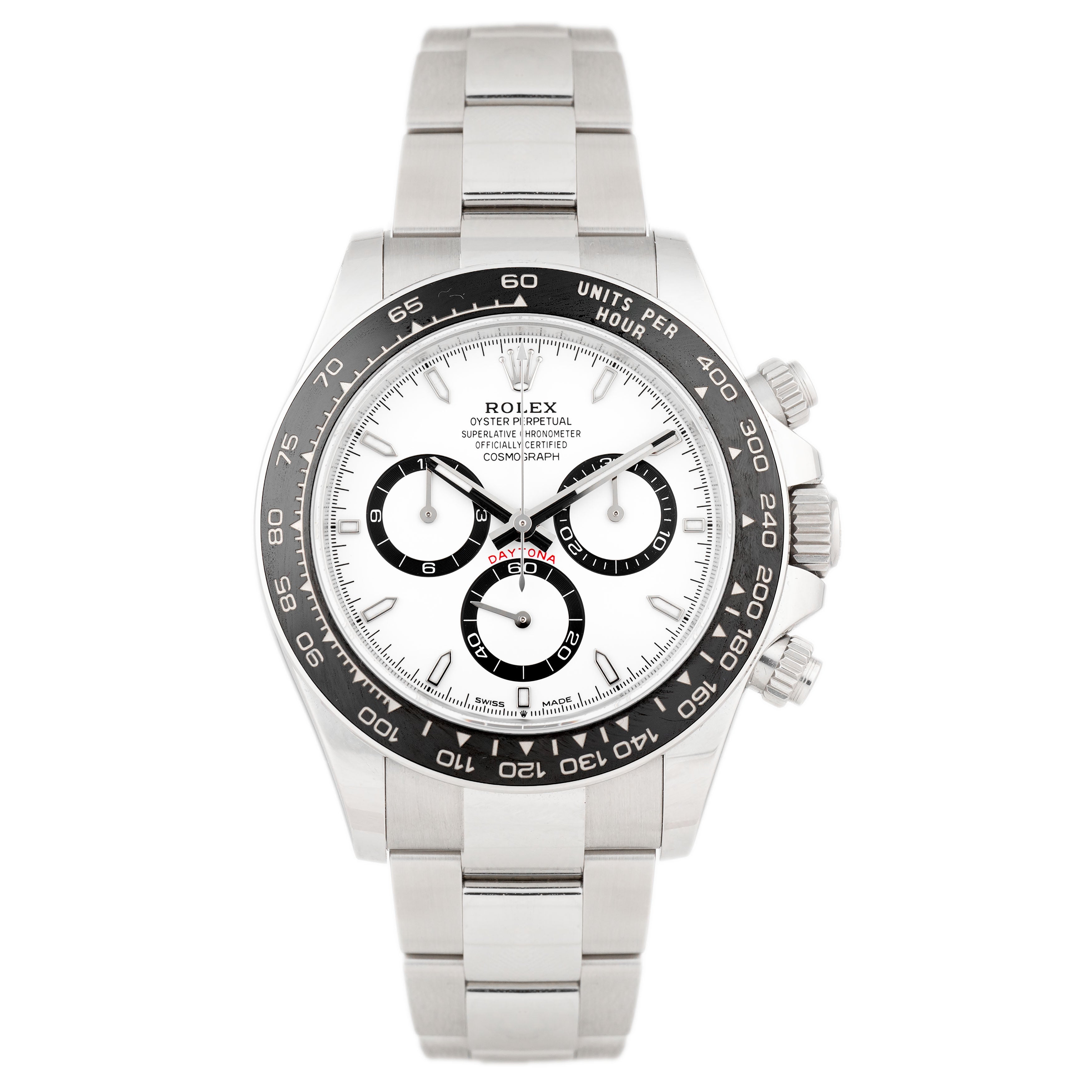 Rolex Daytona Cosmograph Stainless Steel White Dial 40mm 126500LN Full Set