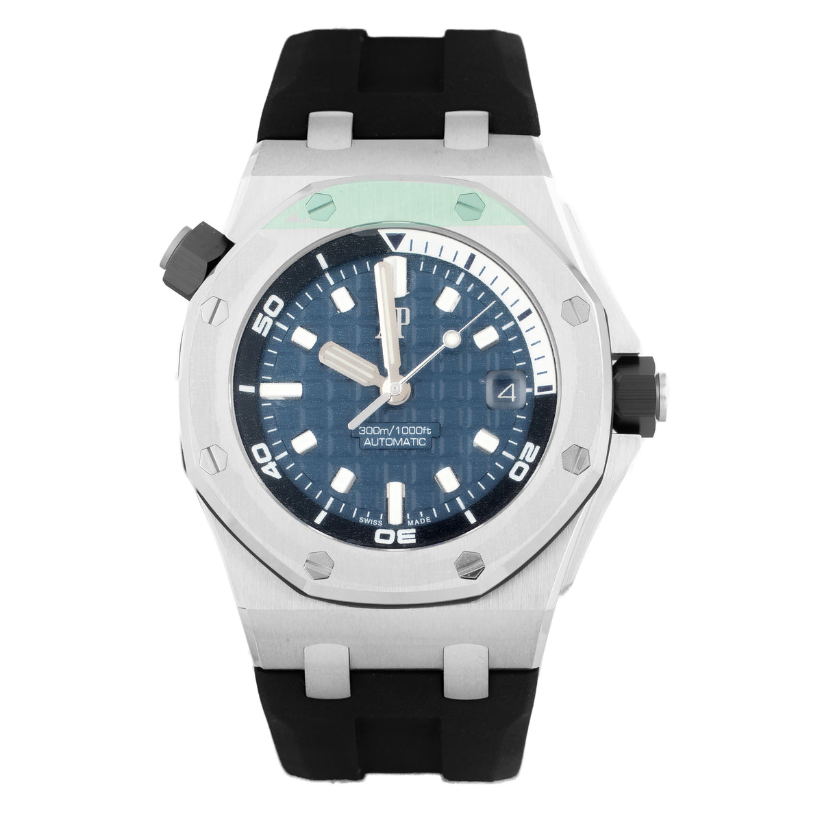 Audemars Piguet Royal Oak Offshore Diver Stainless Steel Blue Dial 42mm 15720ST.OO.A027CA.01 Full Set