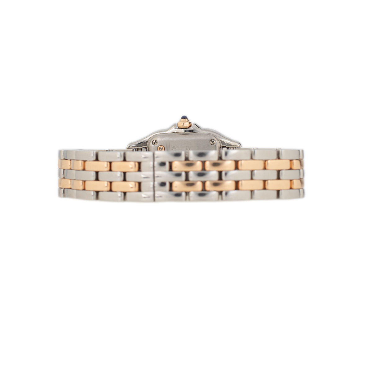 Cartier Panthere Stainless Steel & Rose Gold Silver Dial 22x30mm W3PN0006