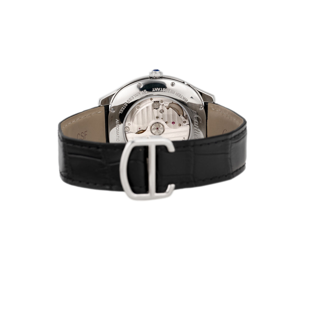 Cartier Drive De Cartier Stainless Steel Silver Dial 40X41mm WSNM0008 Full Set