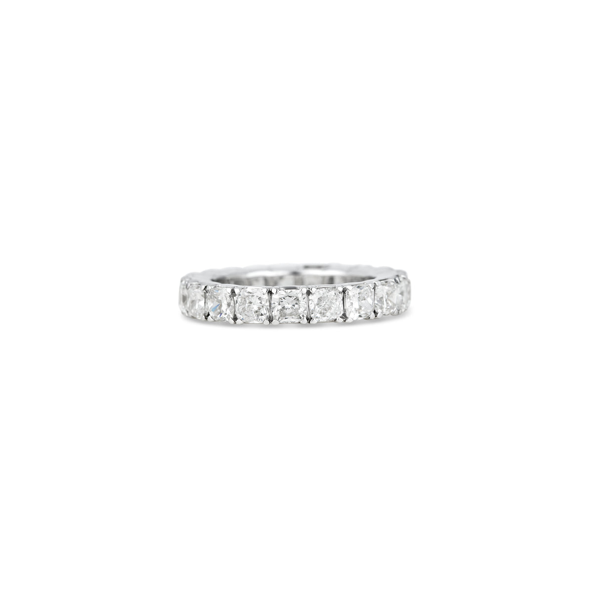14k White Gold Lab Grown Diamond Band 5.00cttw