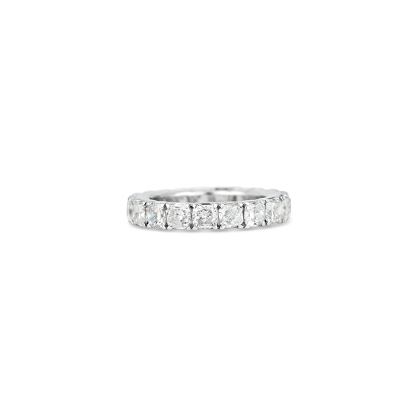 14k White Gold Lab Grown Diamond Band 5.00cttw