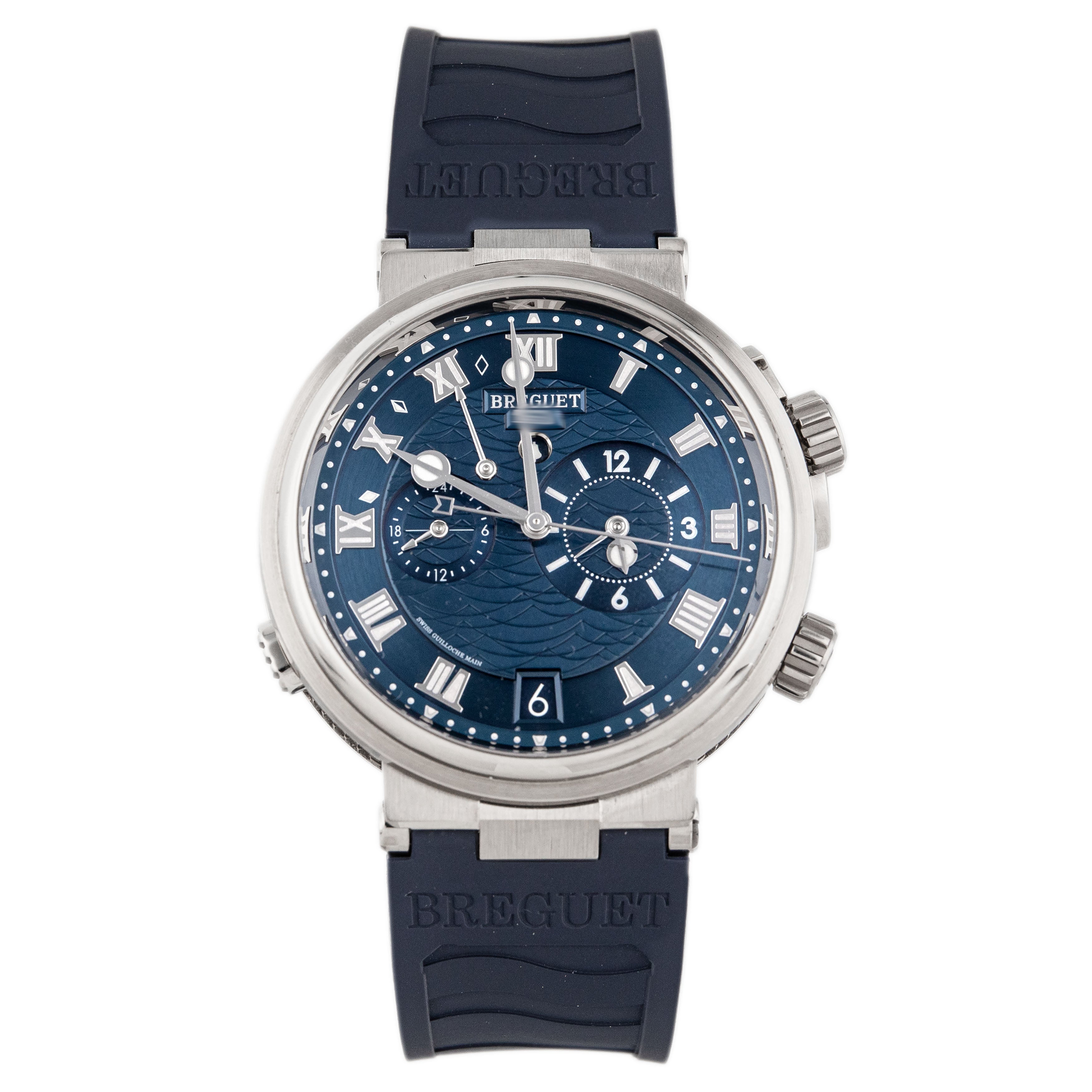 Breguet Marine Alarme Musicale White Gold Blue Dial 40mm 5547