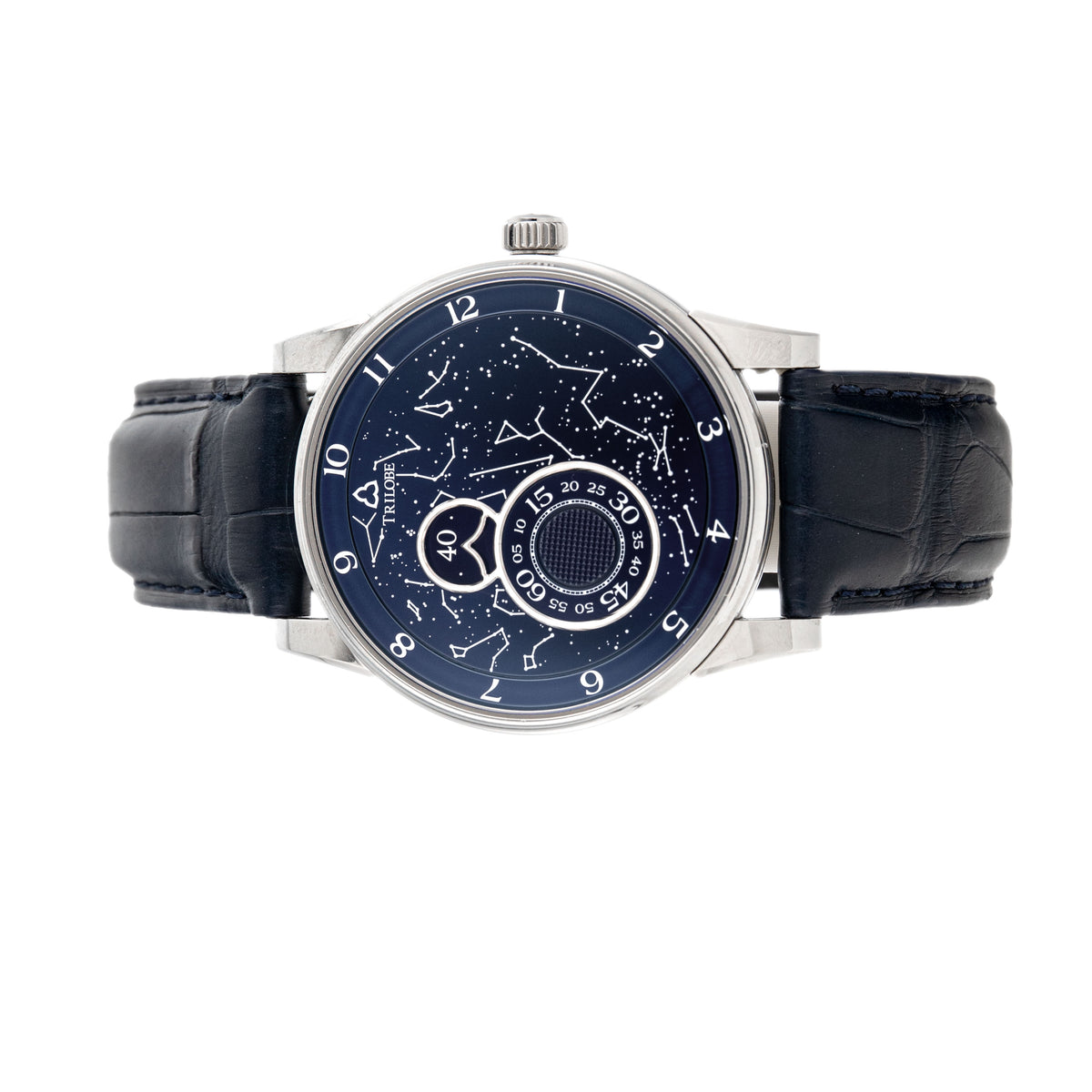 Trilobe Nuit Fantastique Secret Titanium Blue Dial 40.5mm NF05SB Full Set
