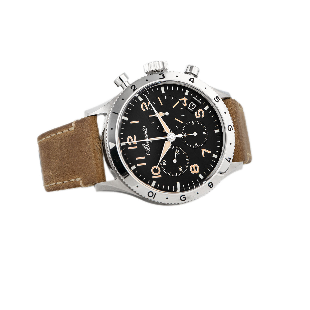 Breguet Type XX Chronograph Stainless Steel Black Dial 40mm 2067ST/92/3WU Full Set