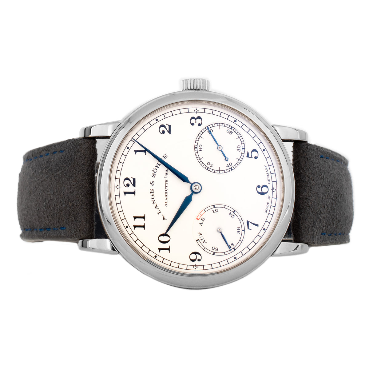 A. Lange & Sohne 1815 Up/Down White Gold Silver Dial 39mm 234.026 Full Set