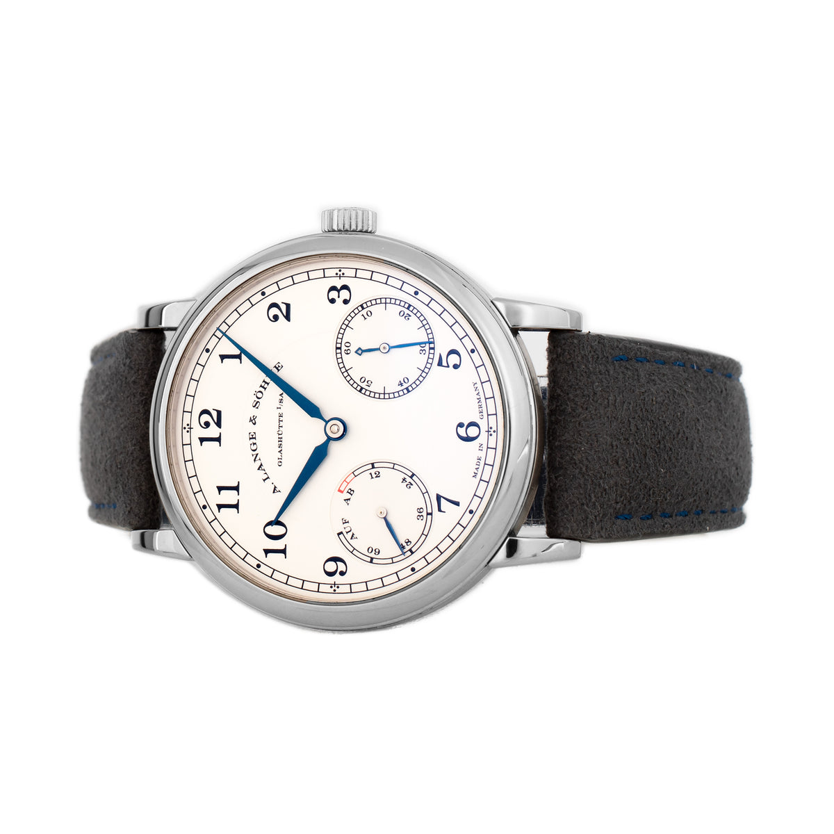 A. Lange & Sohne 1815 Up/Down White Gold Silver Dial 39mm 234.026 Full Set