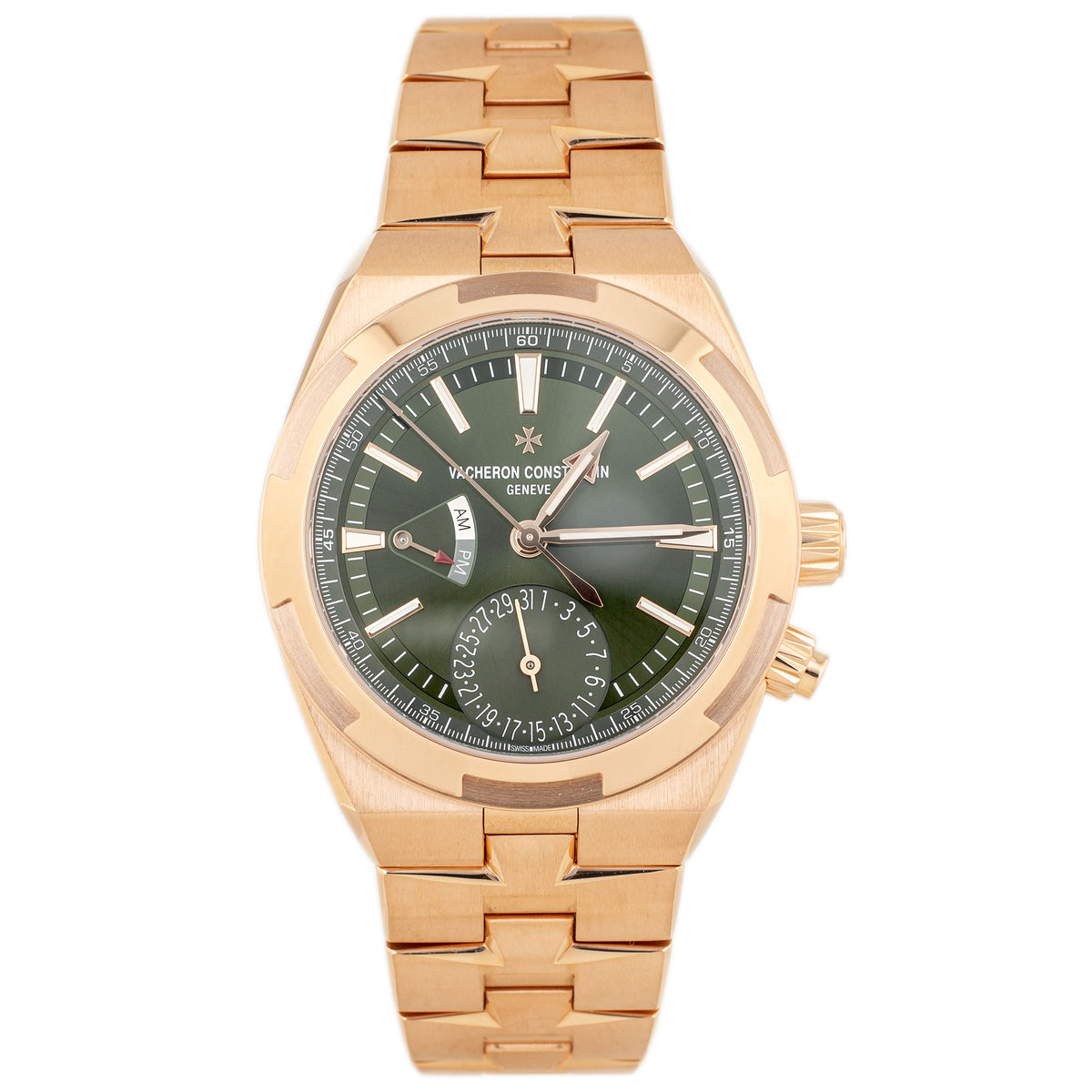 Vacheron Constantin Overseas Dual Time Rose Gold Green Dial 41mm 7920V/210R-B965 Full Set