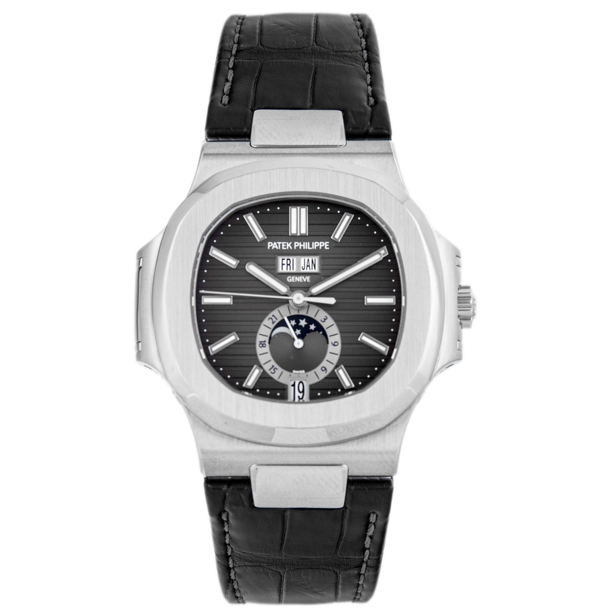 Patek Philippe Nautilus Annual Calendar Stainless Steel Gray Dial 40.5mm 5726A-001 Full Set