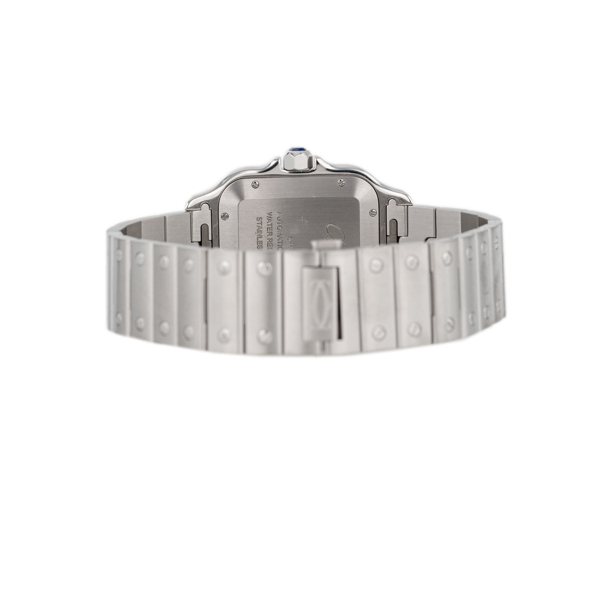 Cartier Santos Stainless Steel Green Dial 47.5x39.8mm WSSA0062 Full Set