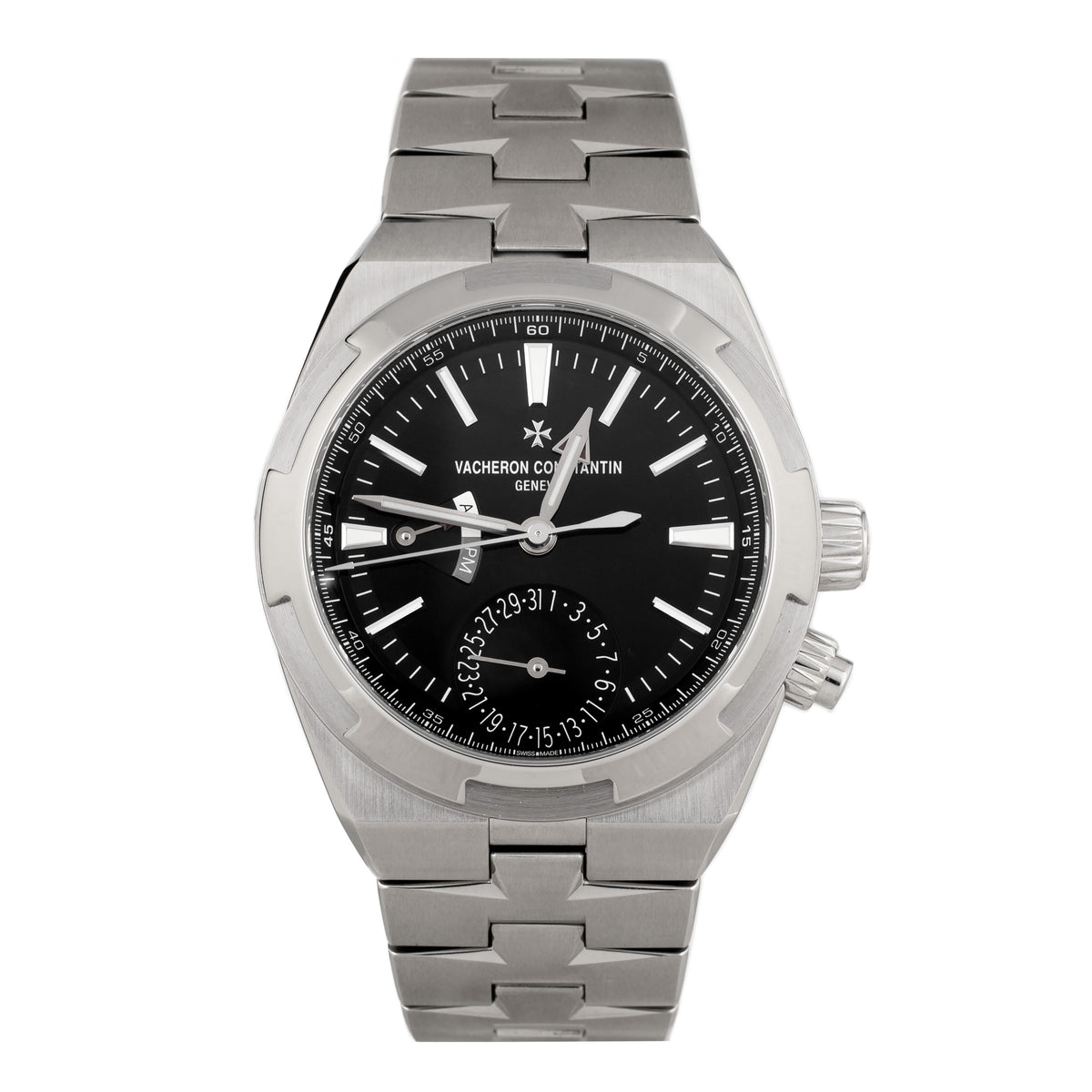 Vacheron Constatin Overseas Dual Time Stainless Steel Black Dial 41mm 7900V/110A-B546