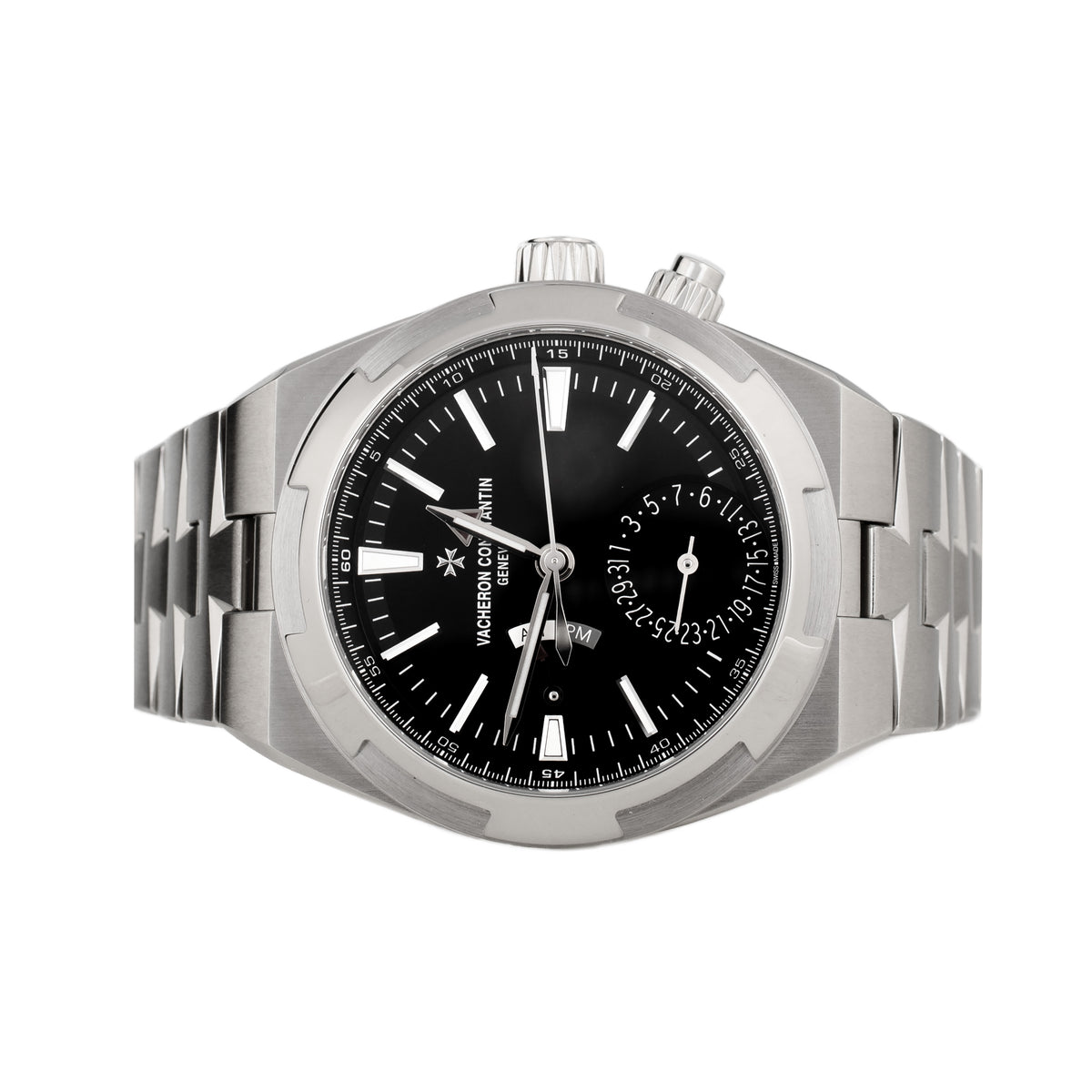 Vacheron Constatin Overseas Dual Time Stainless Steel Black Dial 41mm 7900V/110A-B546