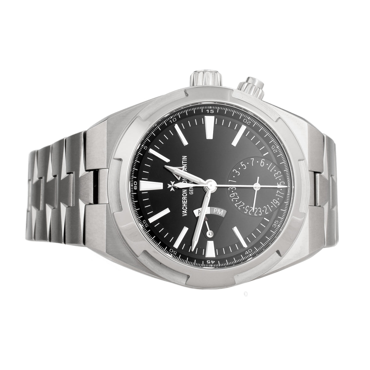 Vacheron Constatin Overseas Dual Time Stainless Steel Black Dial 41mm 7900V/110A-B546