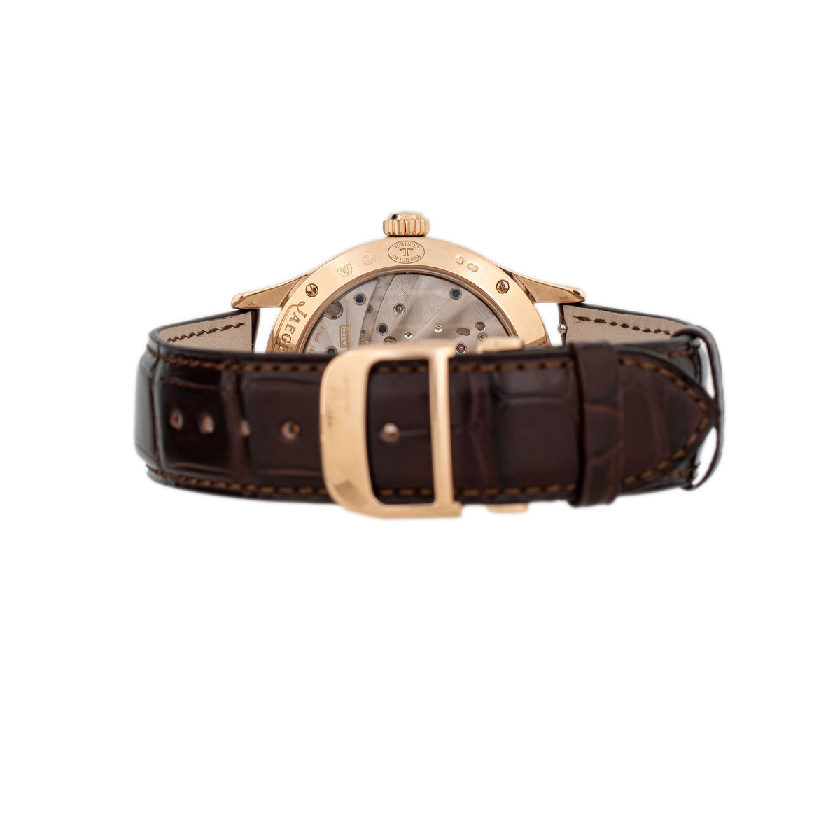 Jaeger-LeCoultre Master Eight Days Perpetual Calendar Rose Gold White Dial 40mm Q1612420 Full Set
