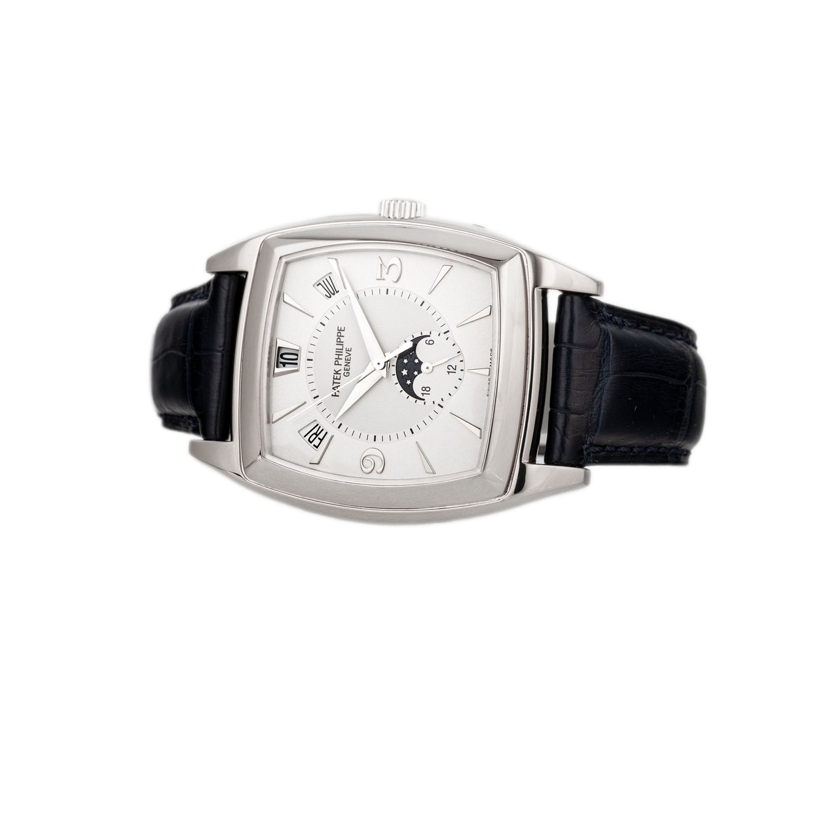 Patek Phillipe Gondolo Calendario White Gold White Dial 38x51mm 5135G-001 Full Set