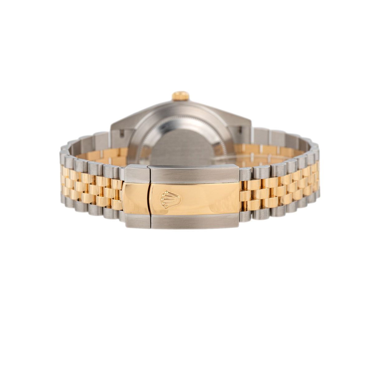 Rolex Datejust 41 Stainless Steel & Yellow Gold Champagne Dial Fluted Jubilee 41mm 126333 Full Set