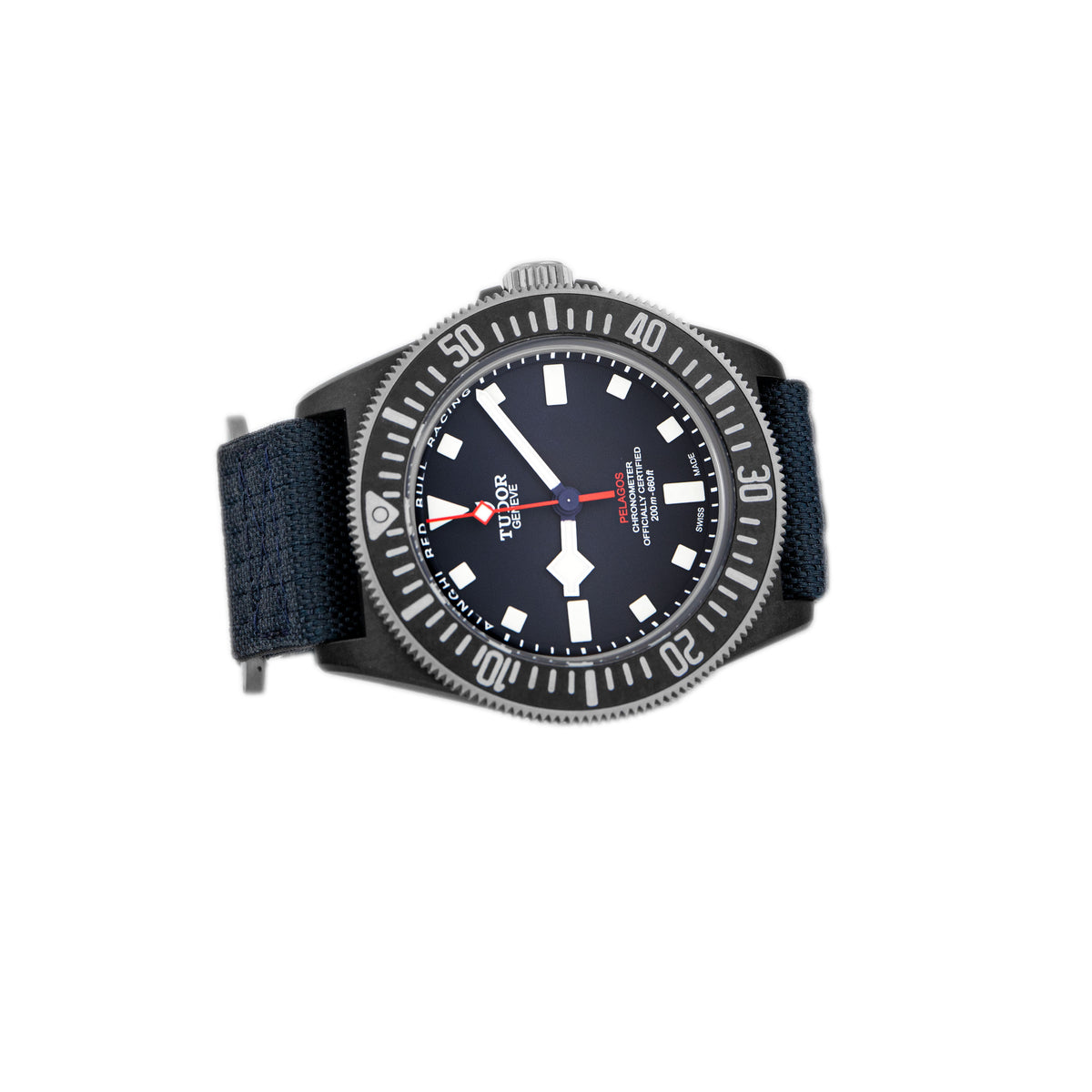 Tudor Pelagos FXD Alinghi Red Bull Racing Carbon Blue Dial 42mm 25707KN Full Set