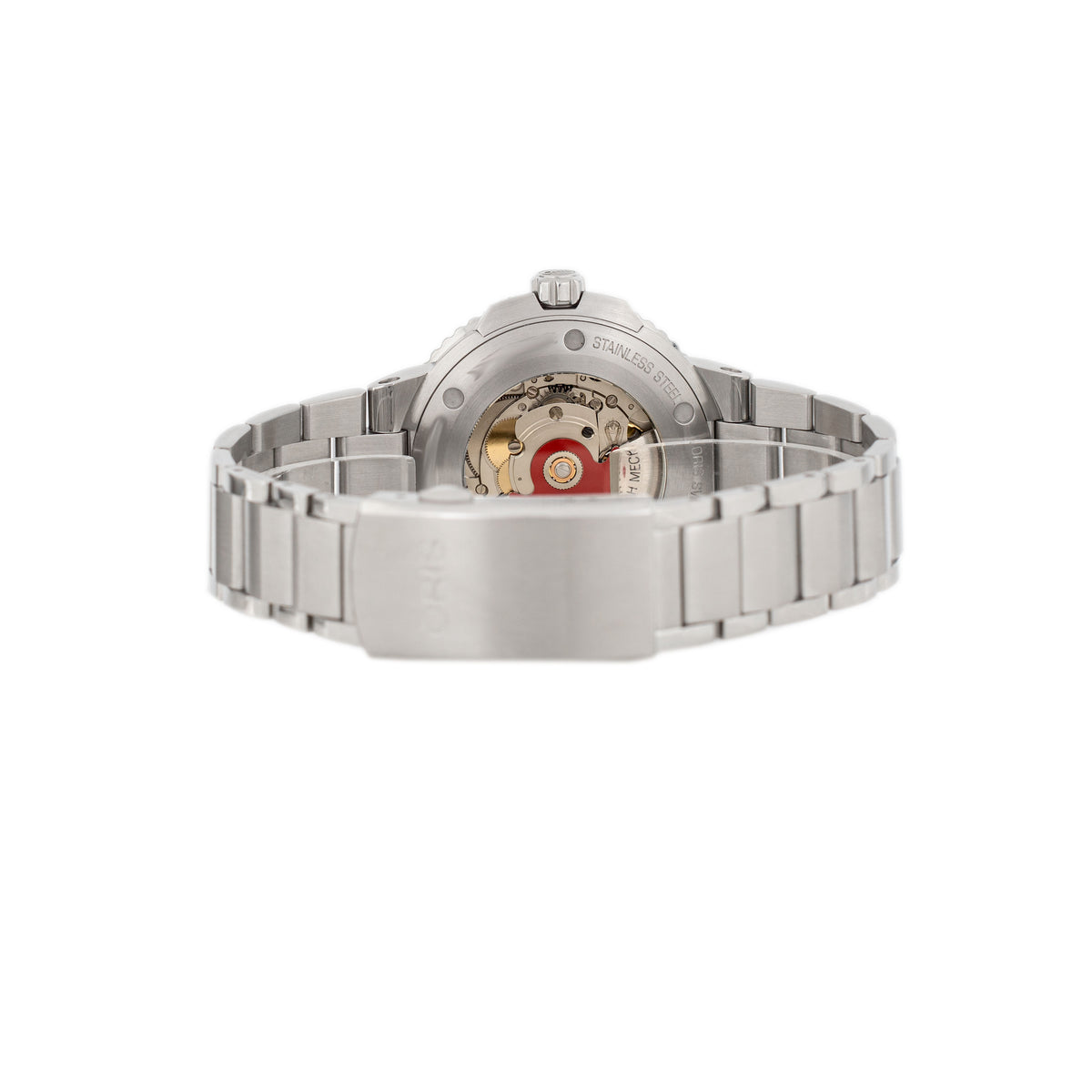Oris Aquis Date Relief Stainless Steel Red Dial 41.5mm 01 733 7766 4158-07 8 22 05PEB Full Set