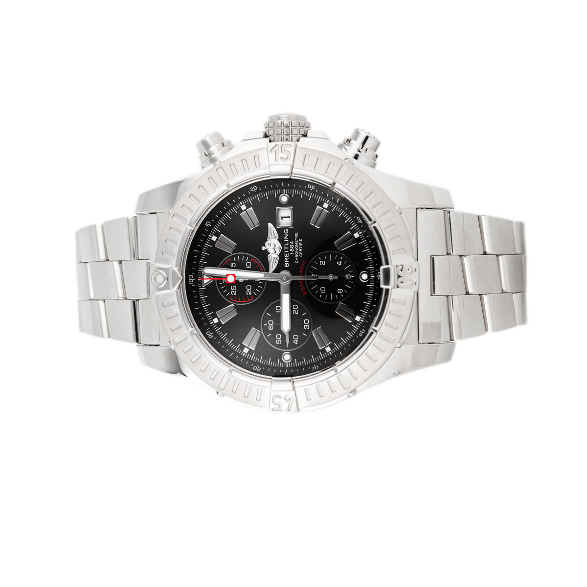 Breitling Super Avenger Stainless Steel Black Dial 48mm A1337011/B907/135A