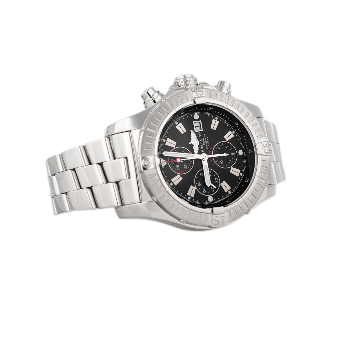 Breitling Super Avenger Stainless Steel Black Dial 48mm A1337011/B907/135A