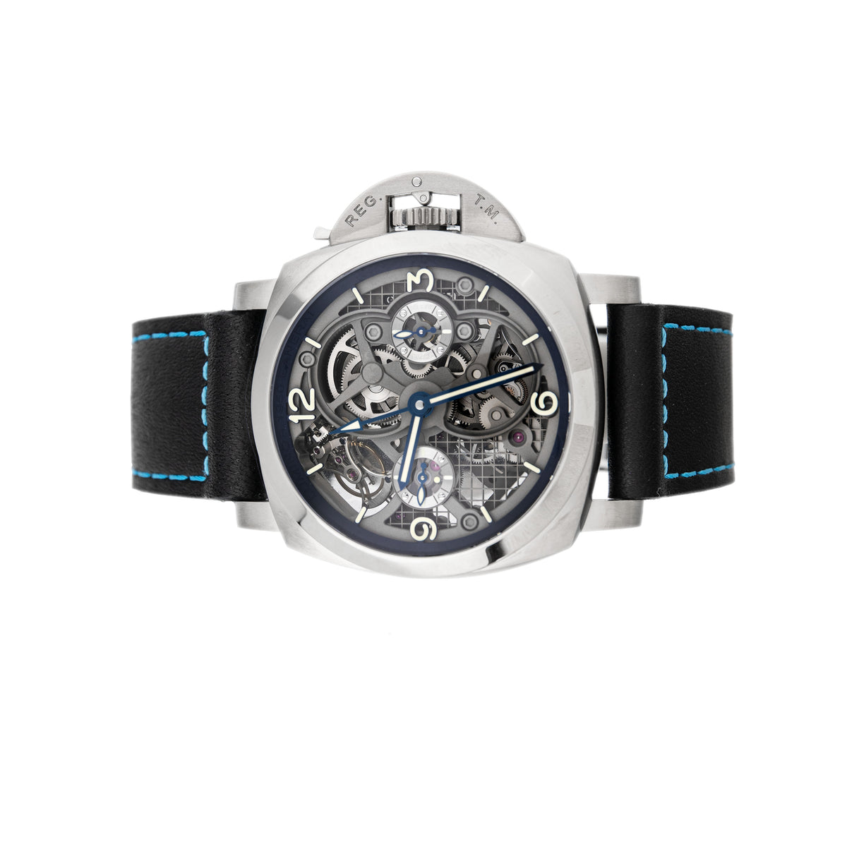 Panerai Luminor Tourbillon GMT Titanium Skeleton Dial 47mm PAM00767