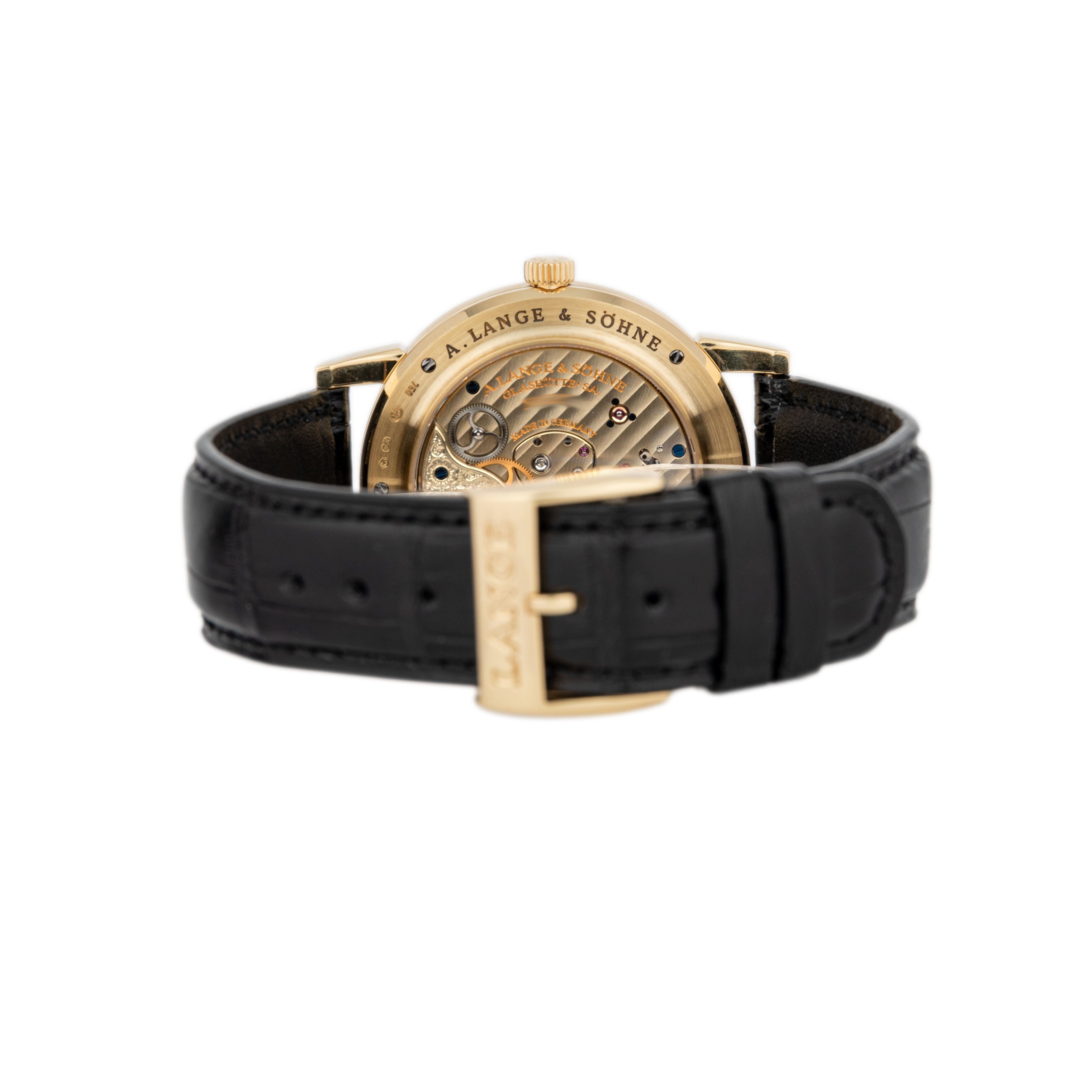 A. Lange & Sohne Lange 1 Timezone Yellow Gold Silver Dial 41.9mm 116.0
