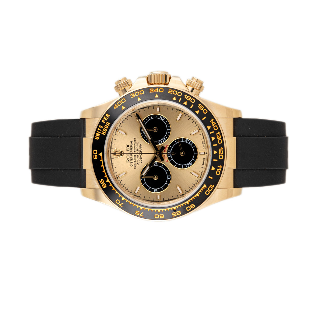 Rolex Daytona Yellow Gold Champagne Dial 40mm 126518LN Full Set