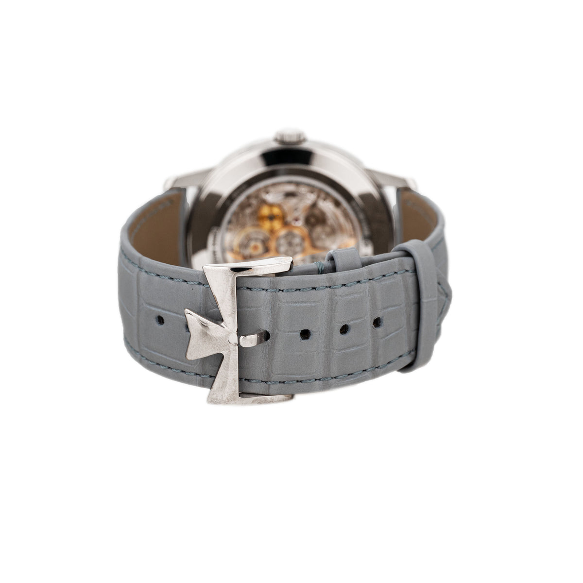 Vacheron Constantin Patrimony Moon Phase Retrograde Date White Gold Silver Dial 42.5mm 4010U/000G-B330 Full Set