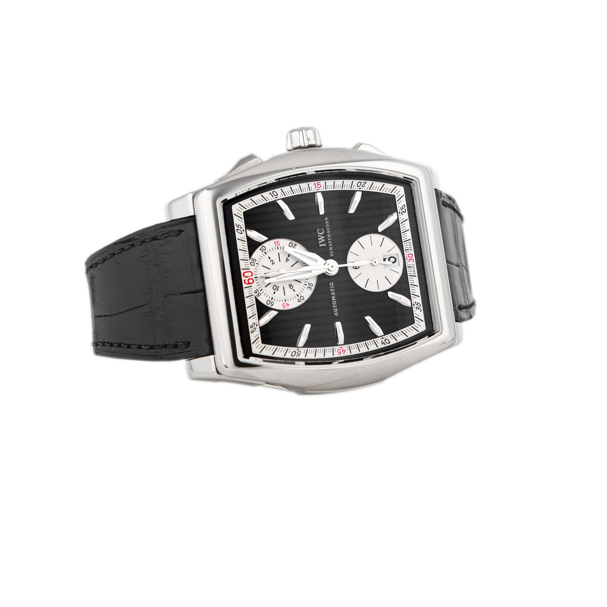 IWC Da Vinci Chronograph Stainless Steel Black Dial 43.1x51mm IW376421 Full Set