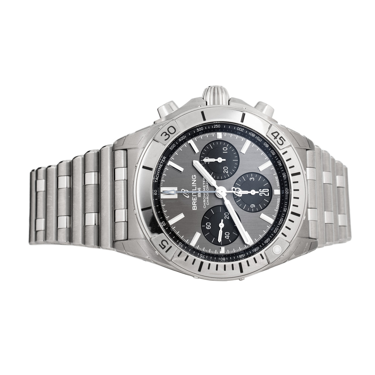 Breitling Chronomat B01 42 Titanium Gray Dial 42mm EB0134101M1E1 Full Set