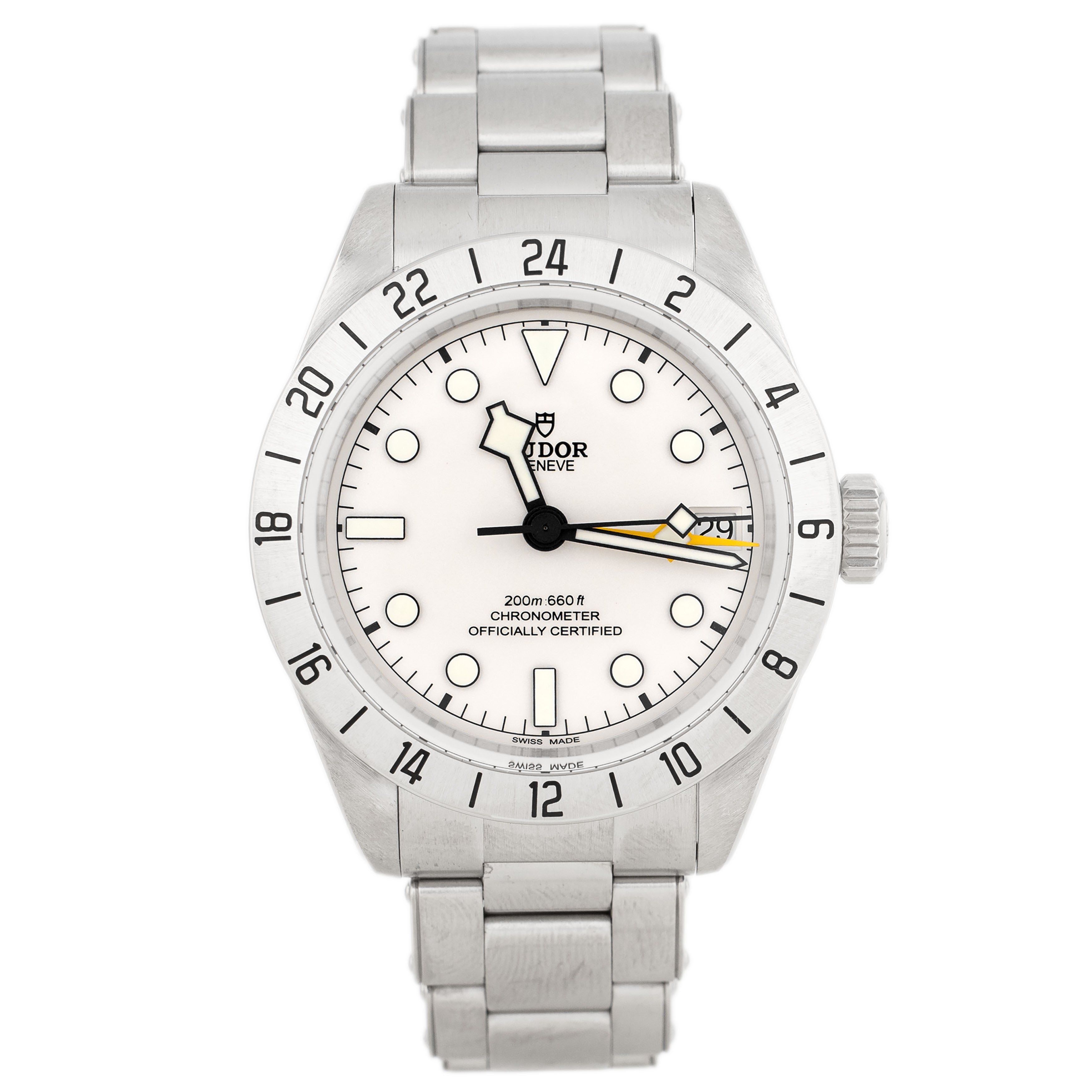 Tudor Black Bay Pro Stainless Steel White Dial 39mm m79470-0004 Full S