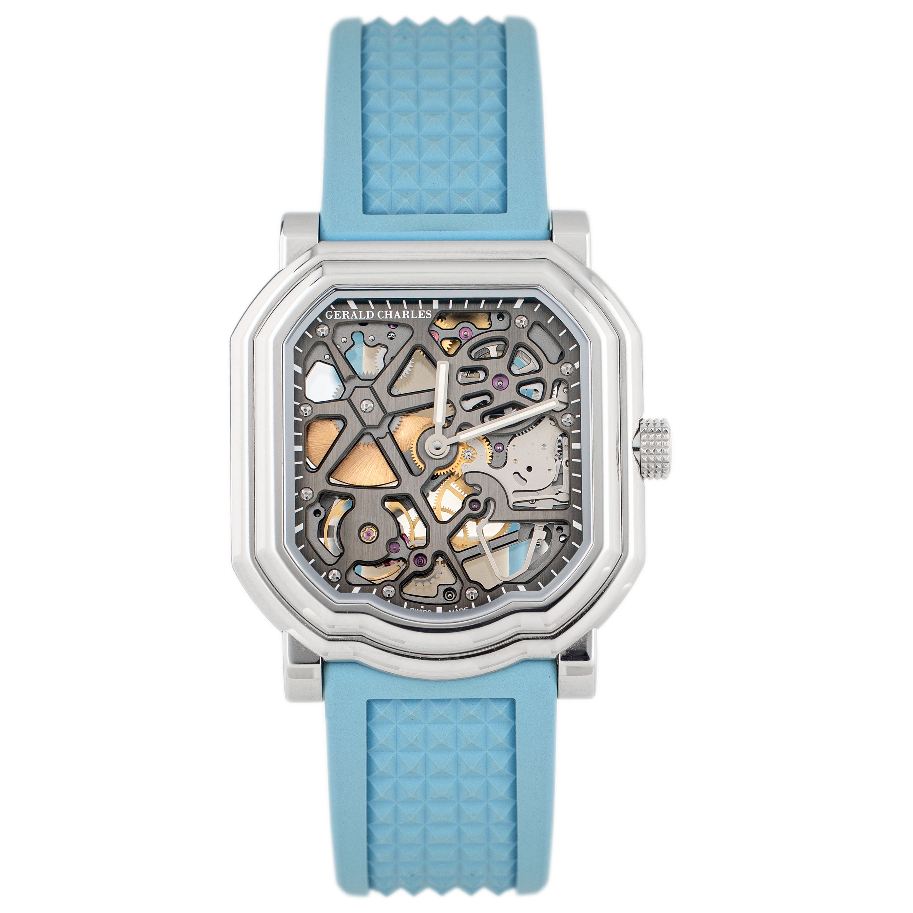 Gerald Charles Maestro 8.0 Squelette Stainless Steel Skeleton Dial 39x