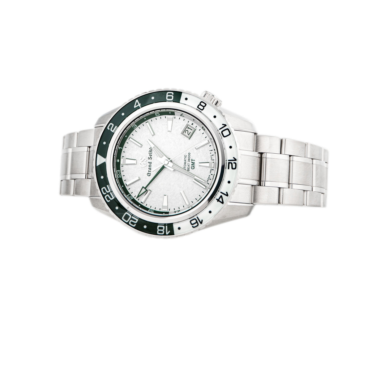 Grand Seiko Sport Collection GMT Stainless Steel White Dial 44.2mm SBGJ277 Full Set