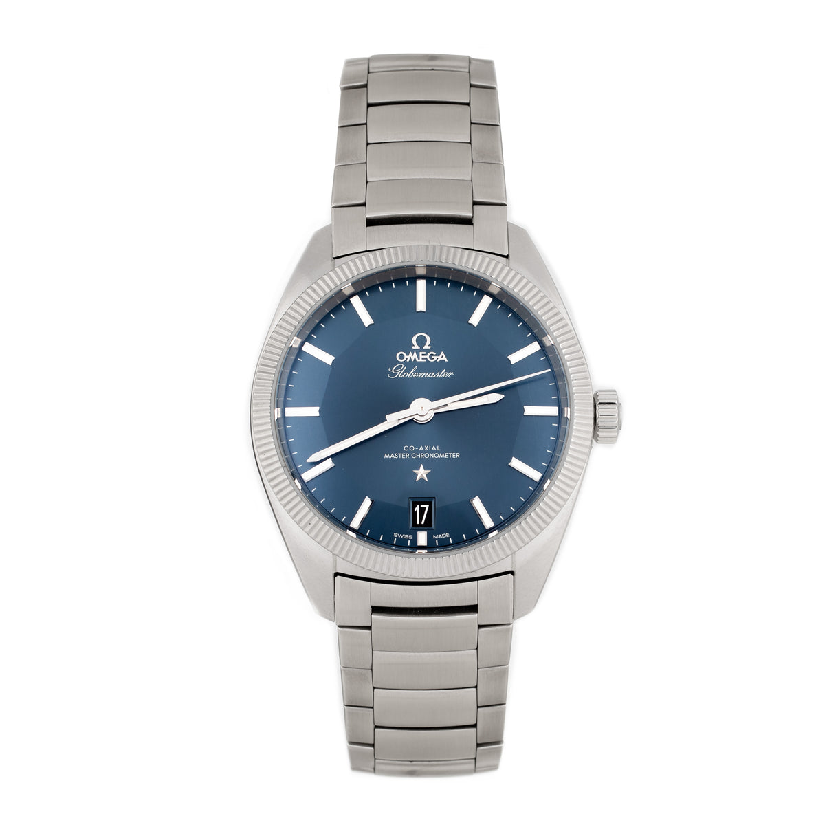 Omega Constellation Globemaster Stainless Steel Blue Dial 39mm 130.30.39.21.03.001 Full Set